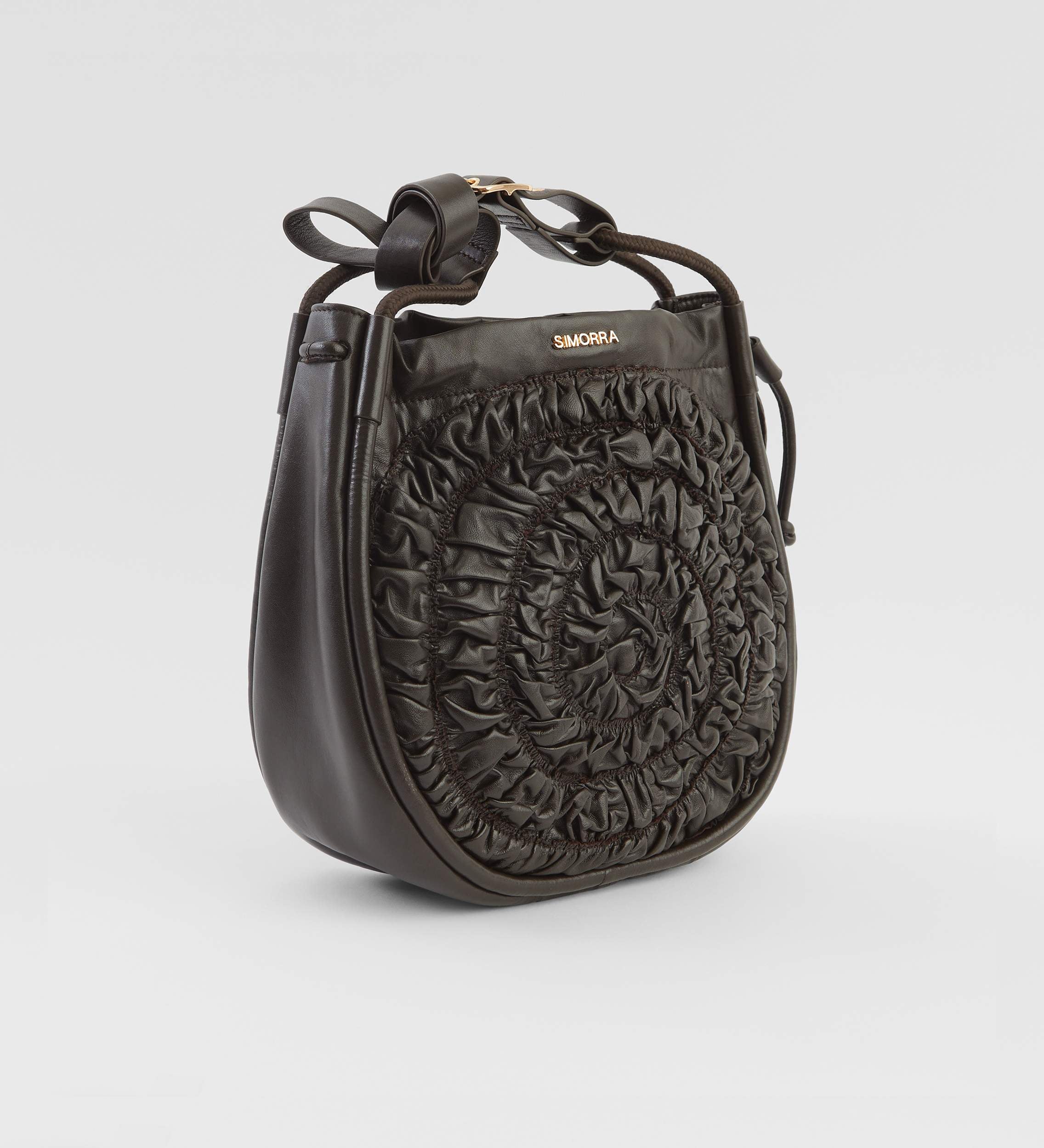 Ammonite leather bag