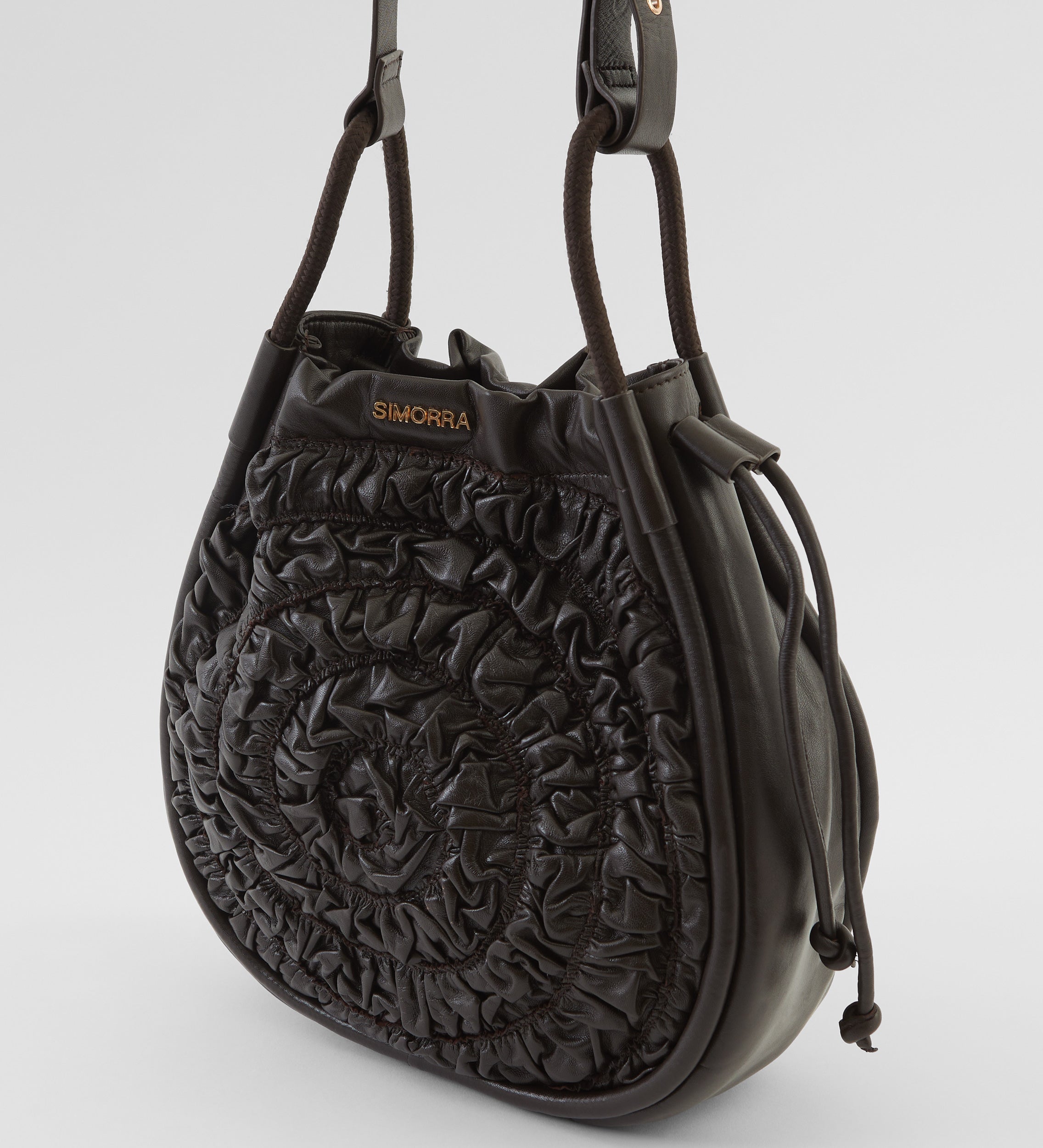 Ammonite leather bag