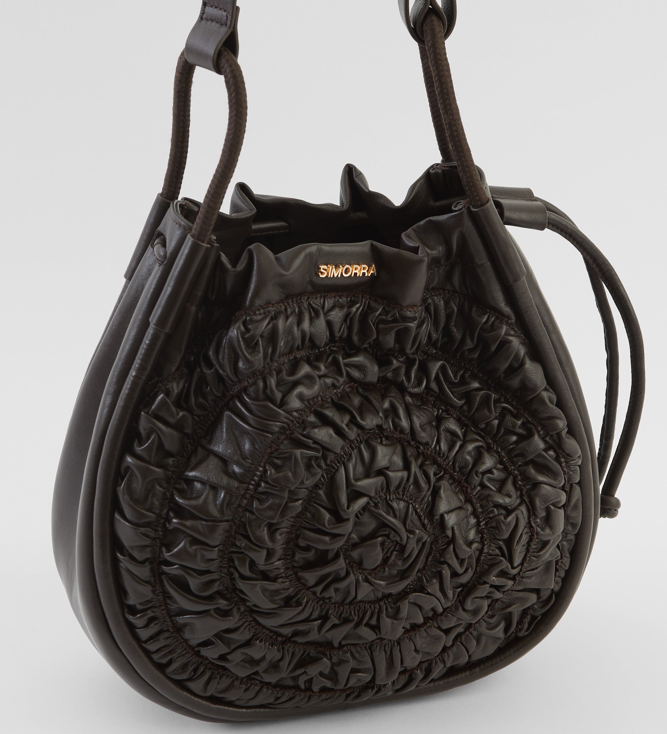 Ammonite leather bag