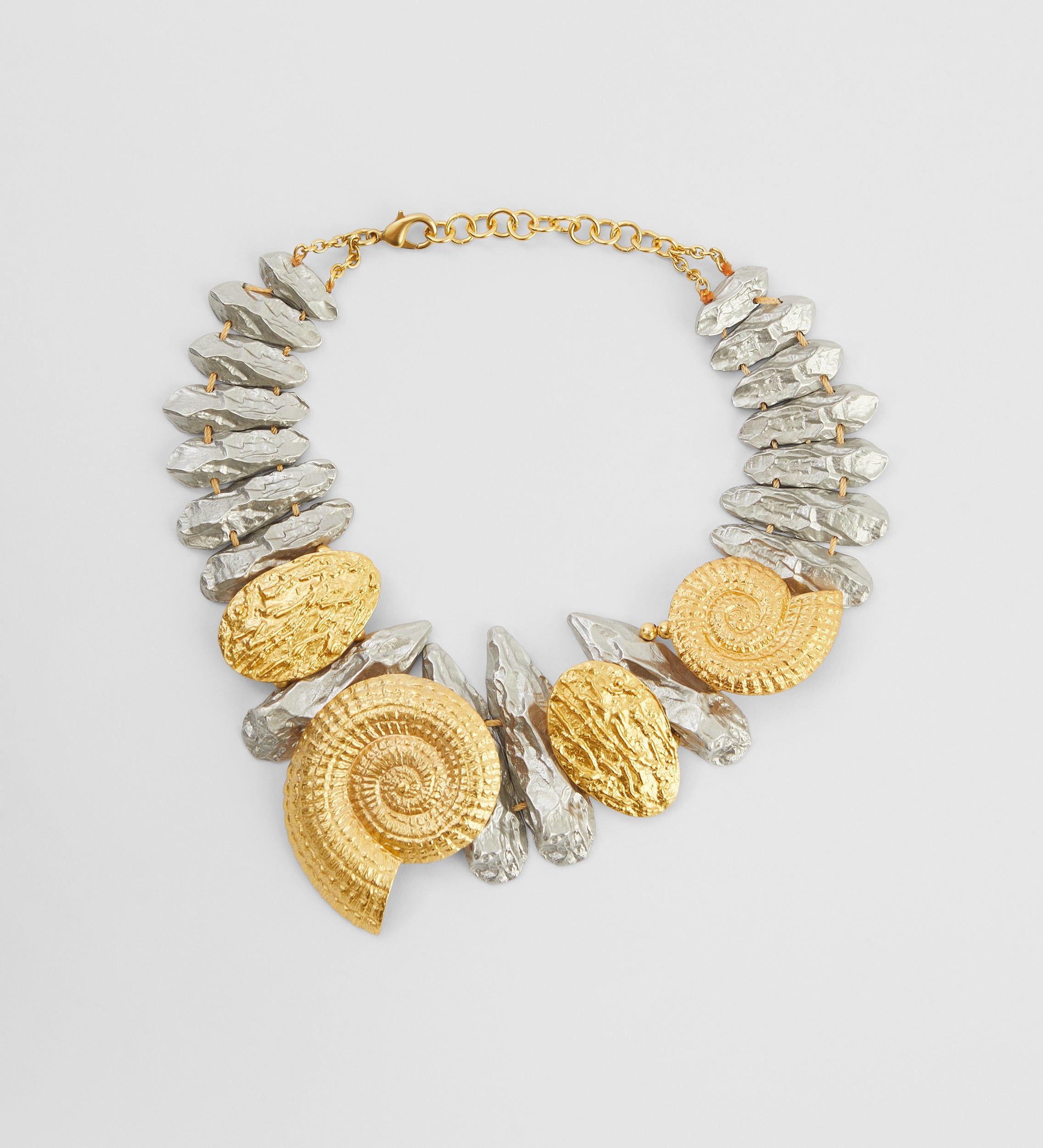 Ammonite choker necklace