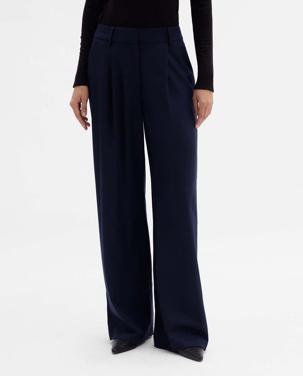 Pantalón pinzas ancho