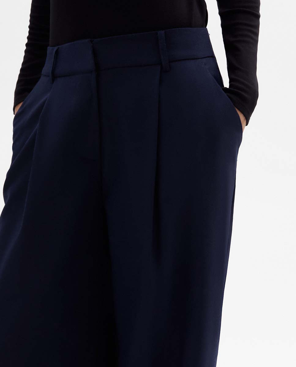 Pantalón pinzas ancho