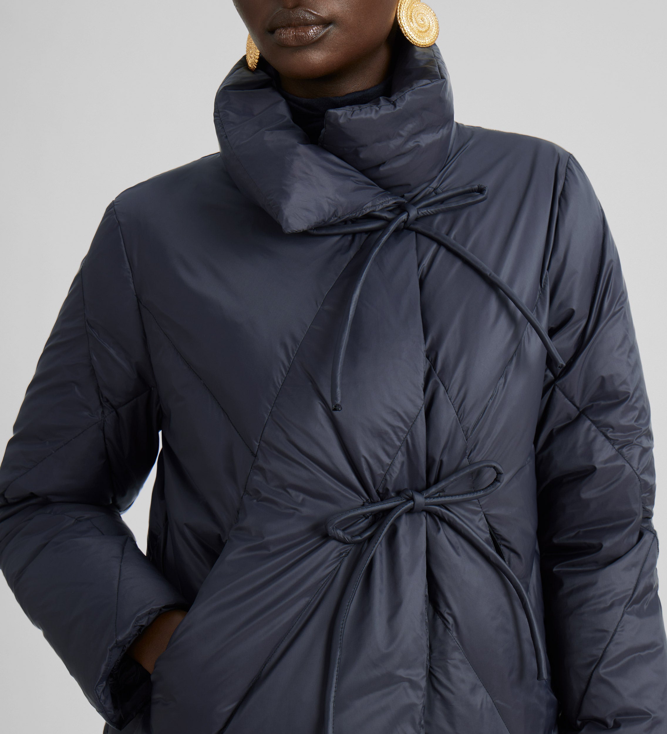 Parka coupe les liens