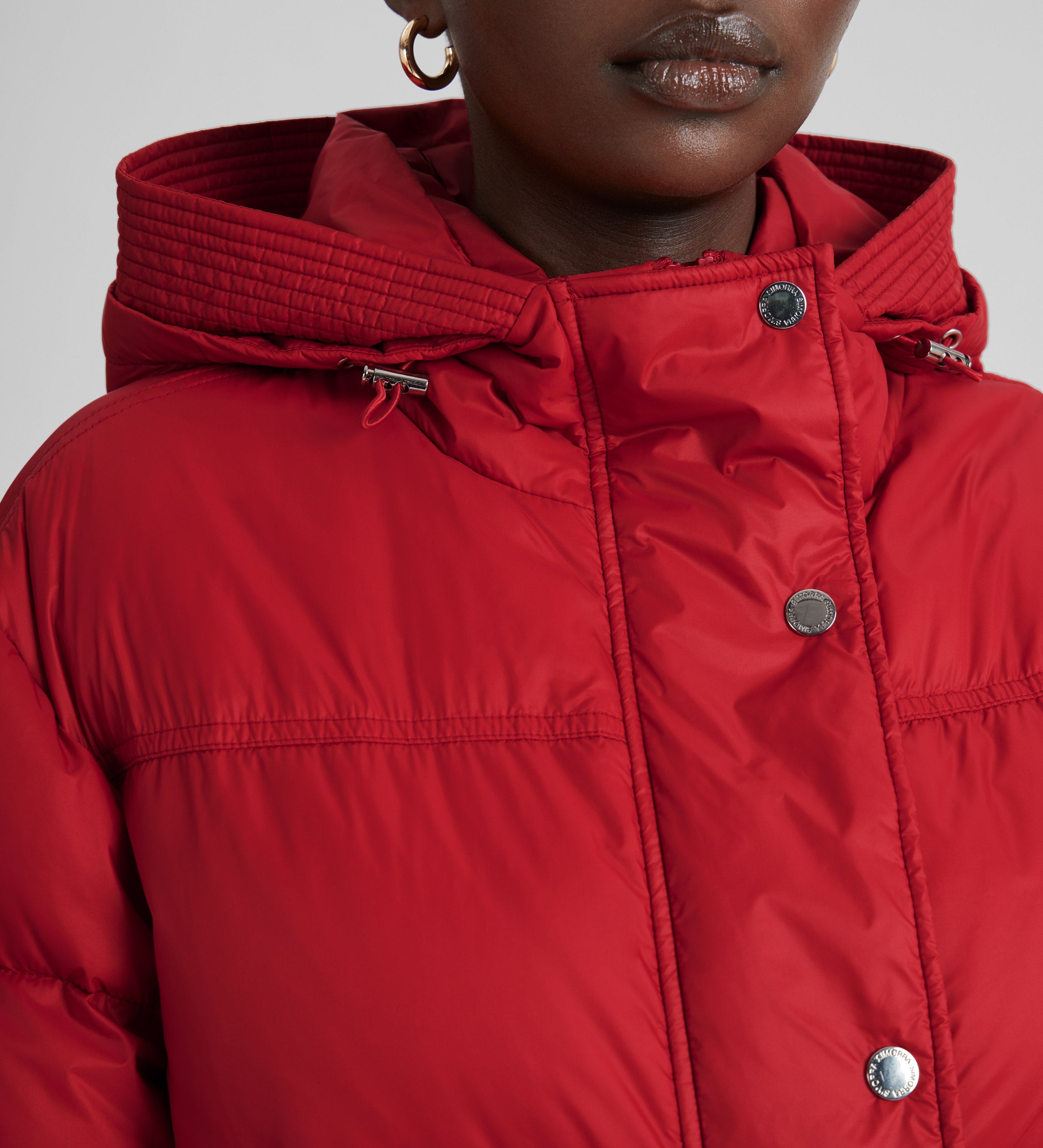 Parka courte à capuche