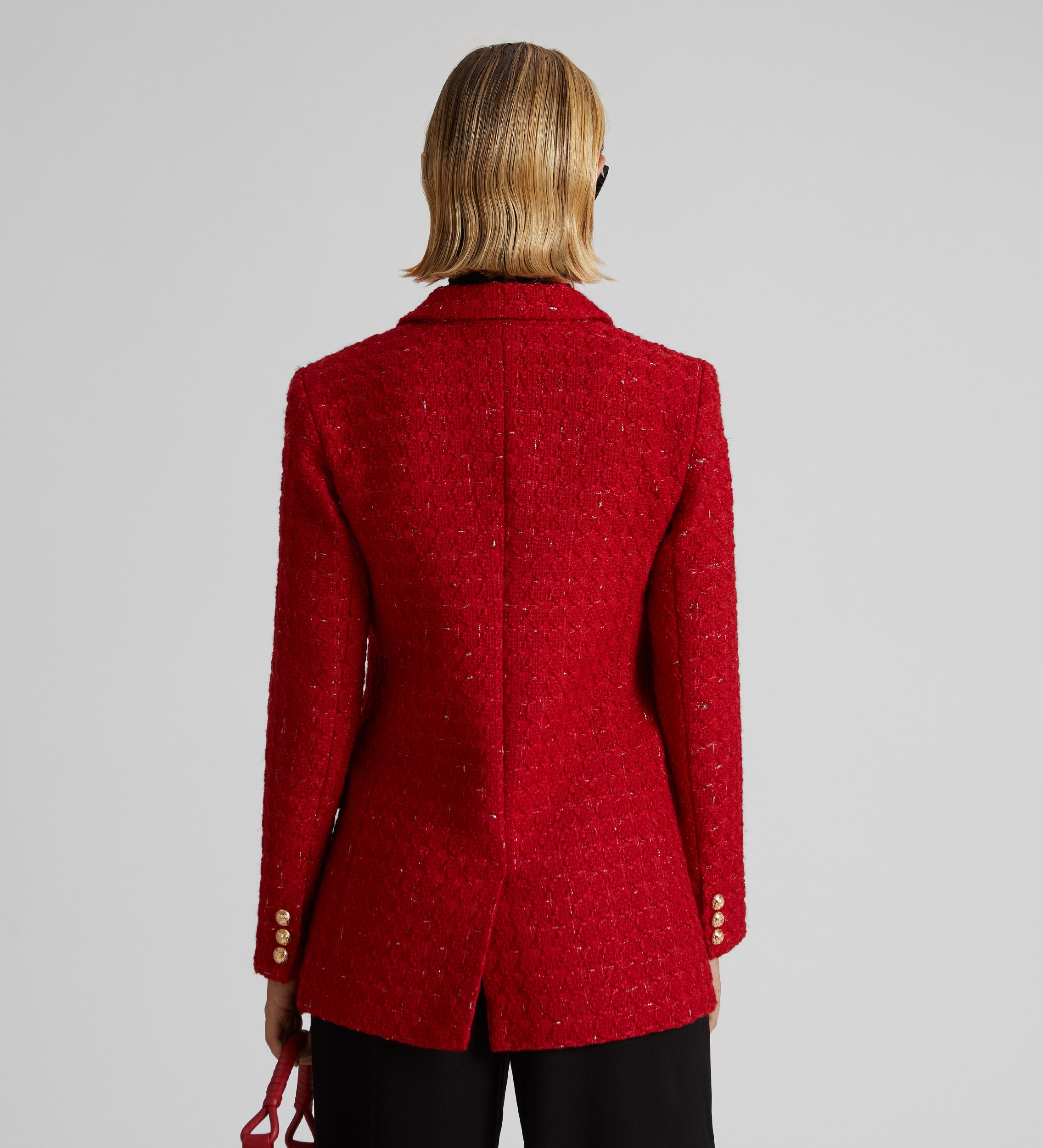 Tweed lurex blazer