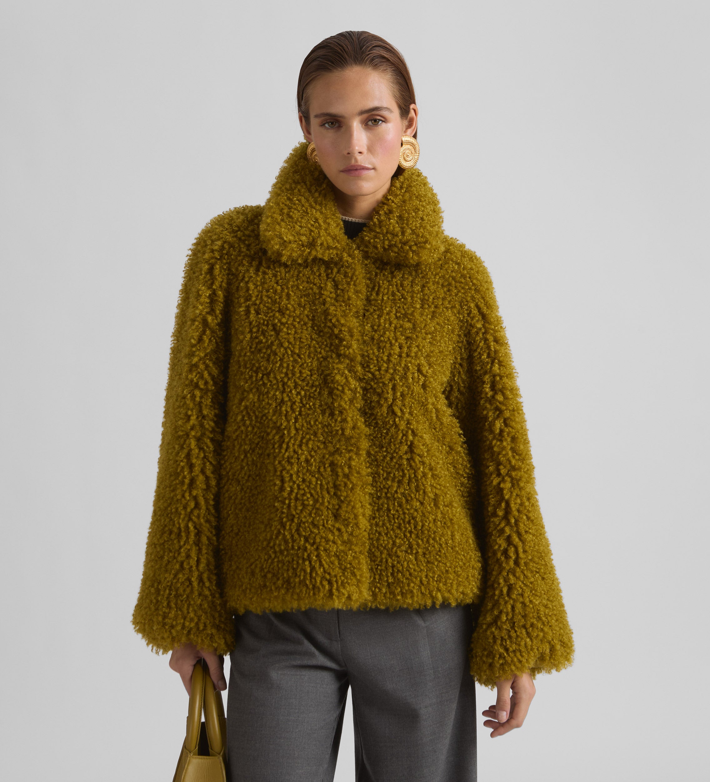 Eco-fur jacket