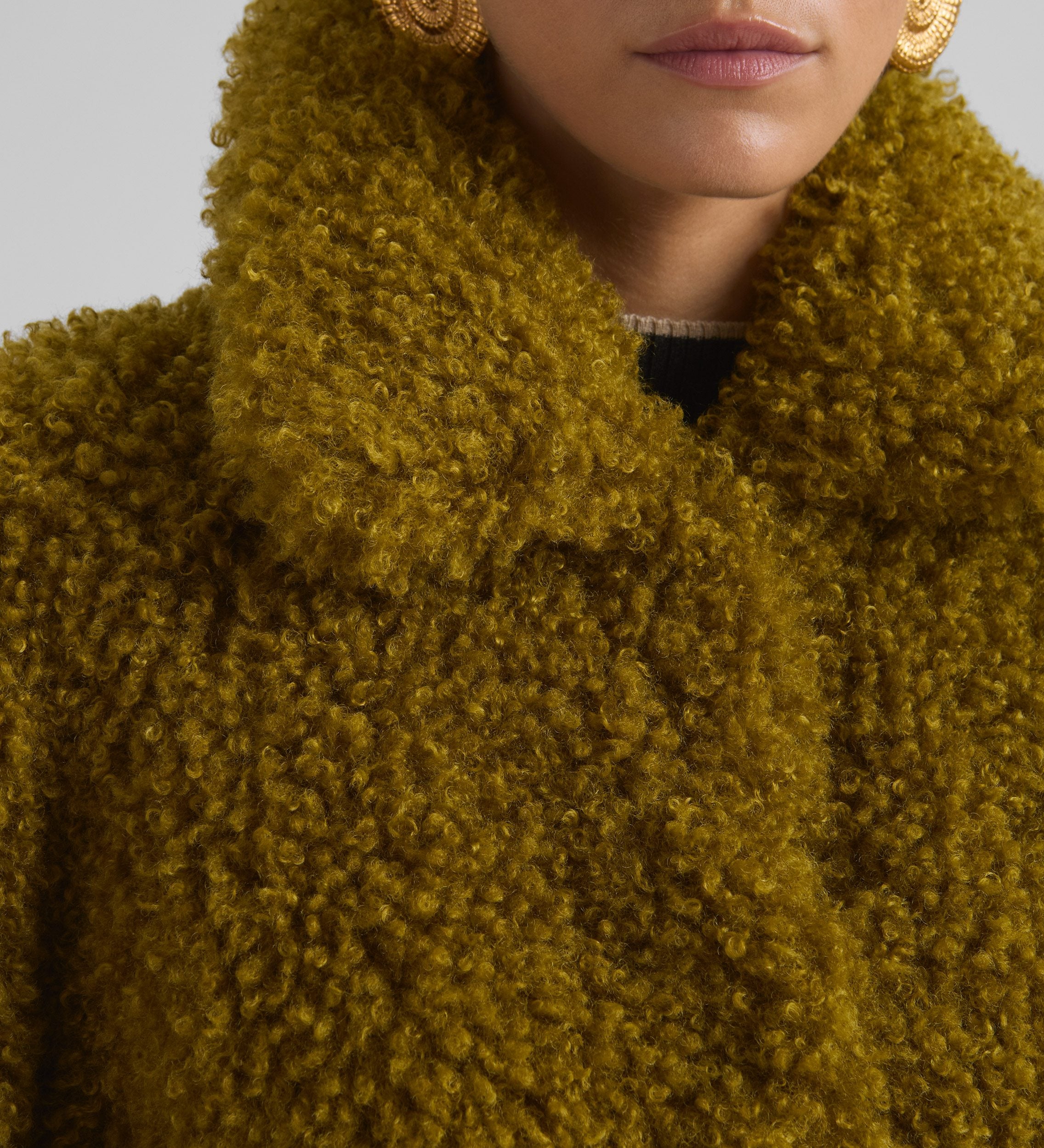 Eco-fur jacket