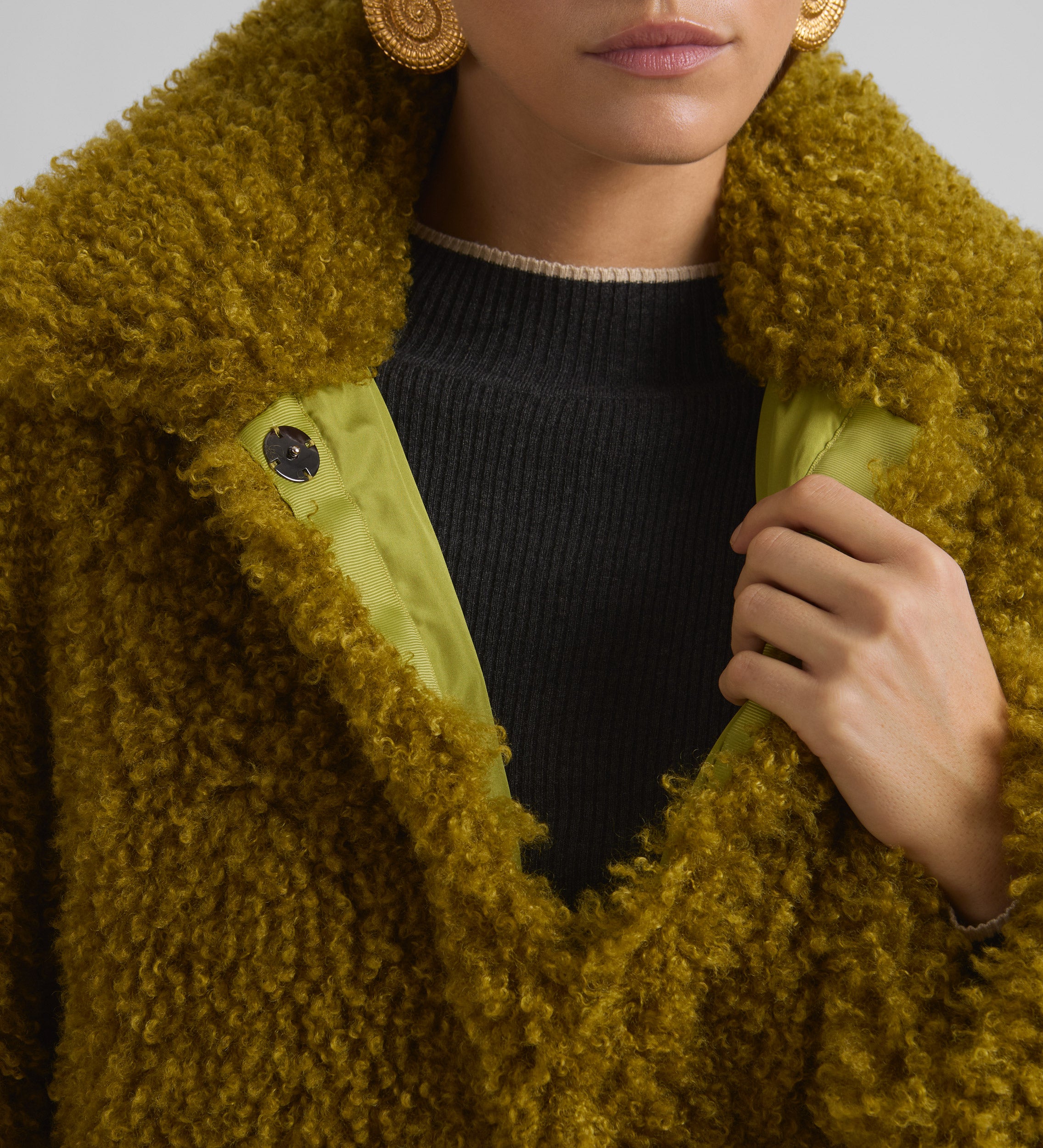 Eco-fur jacket