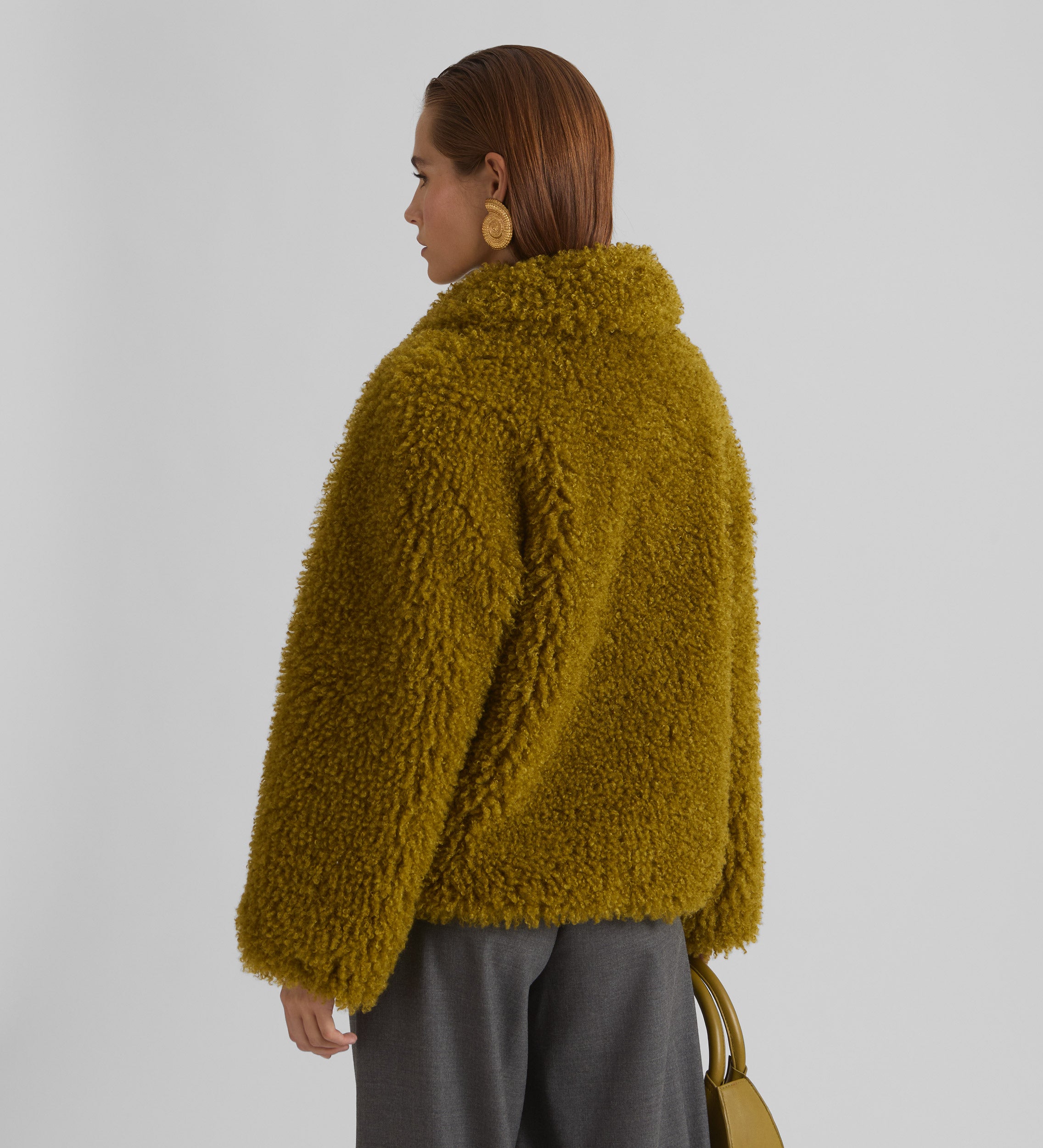 Eco-fur jacket