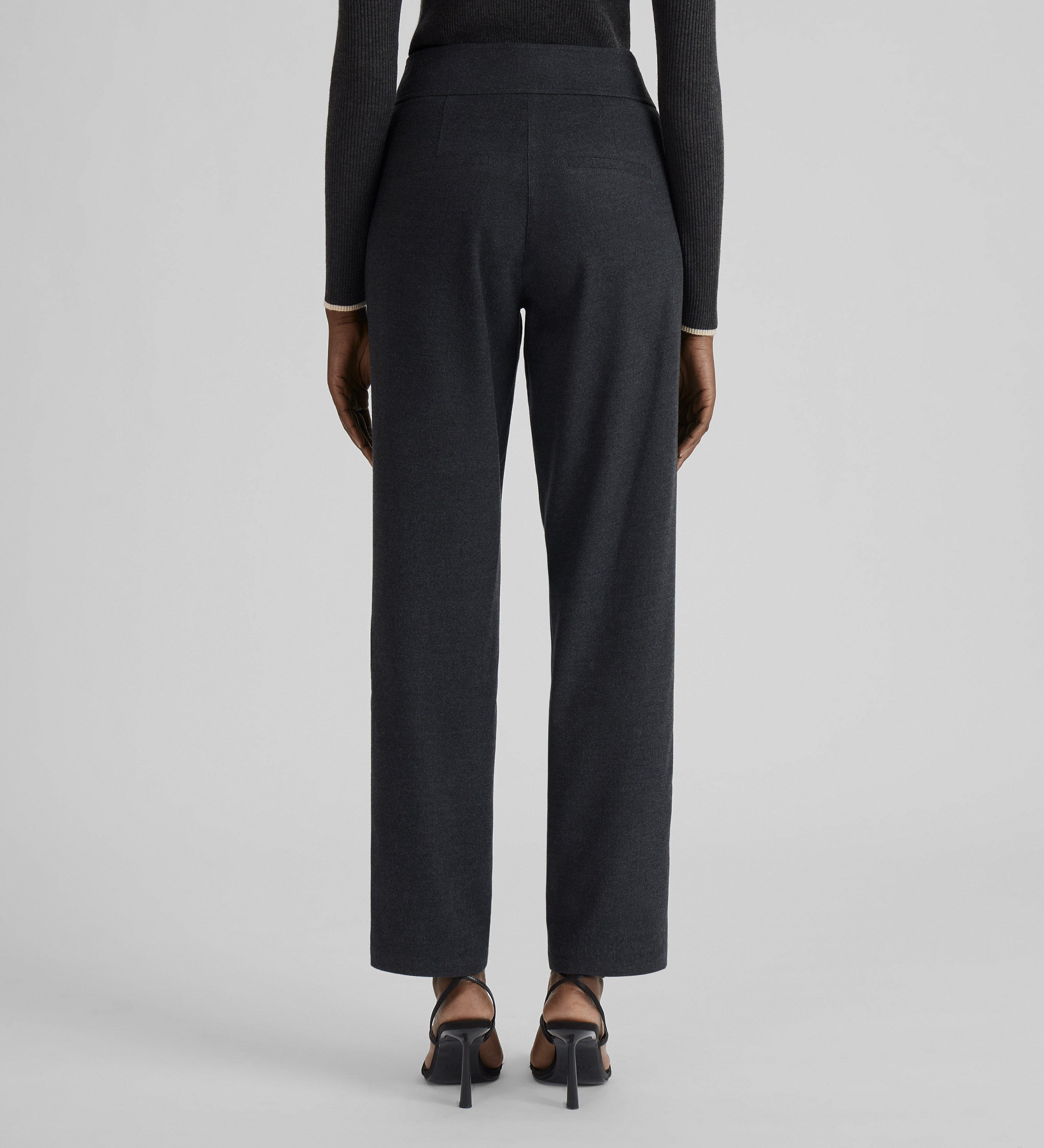 Wide waistband trousers