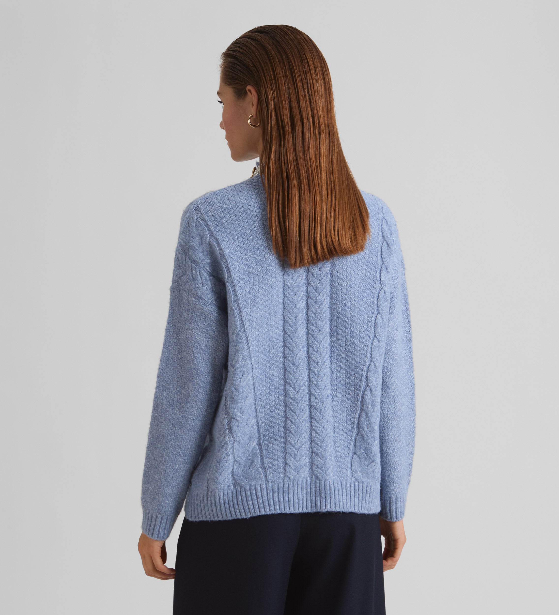 Perkins braided sweater