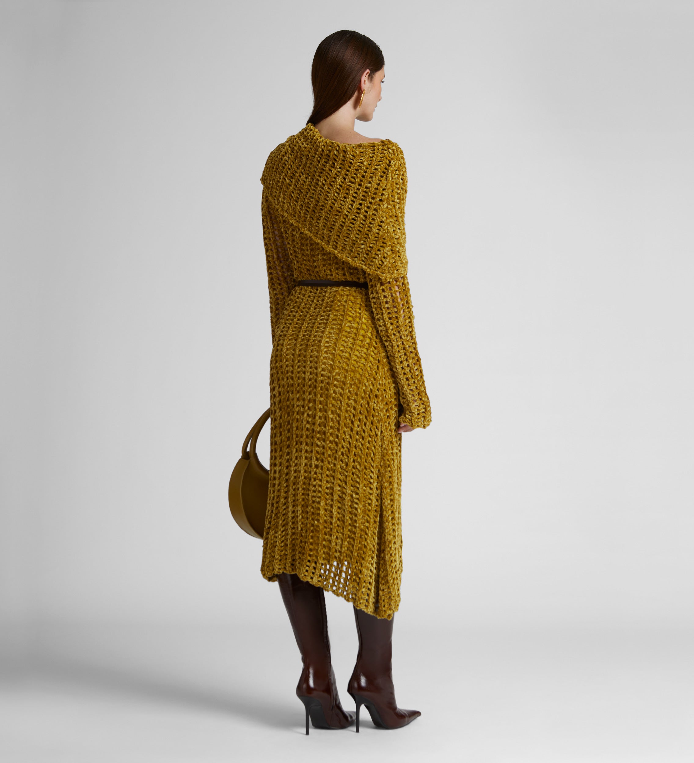 Knitted midi dress