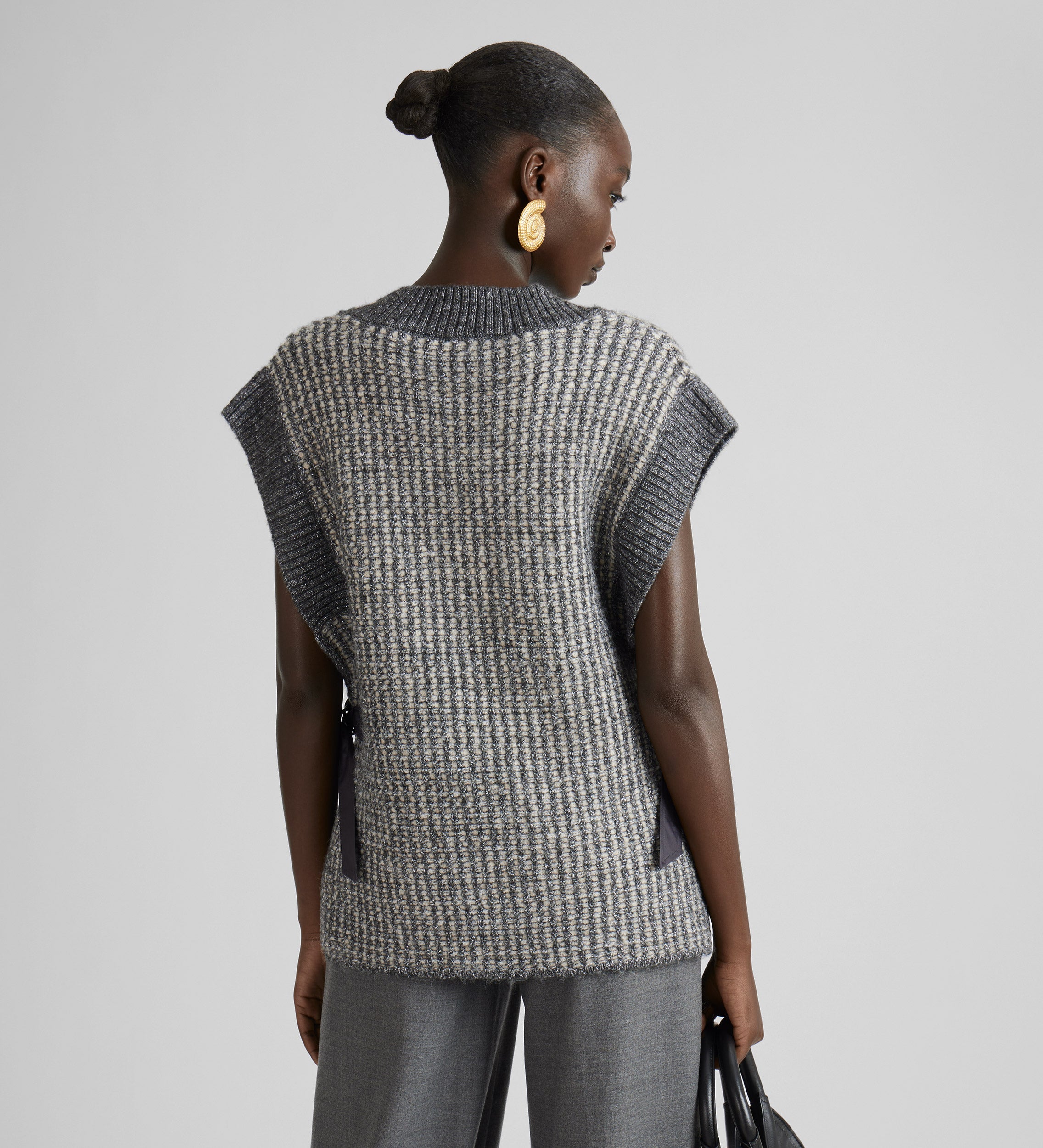 Fancy knit vest