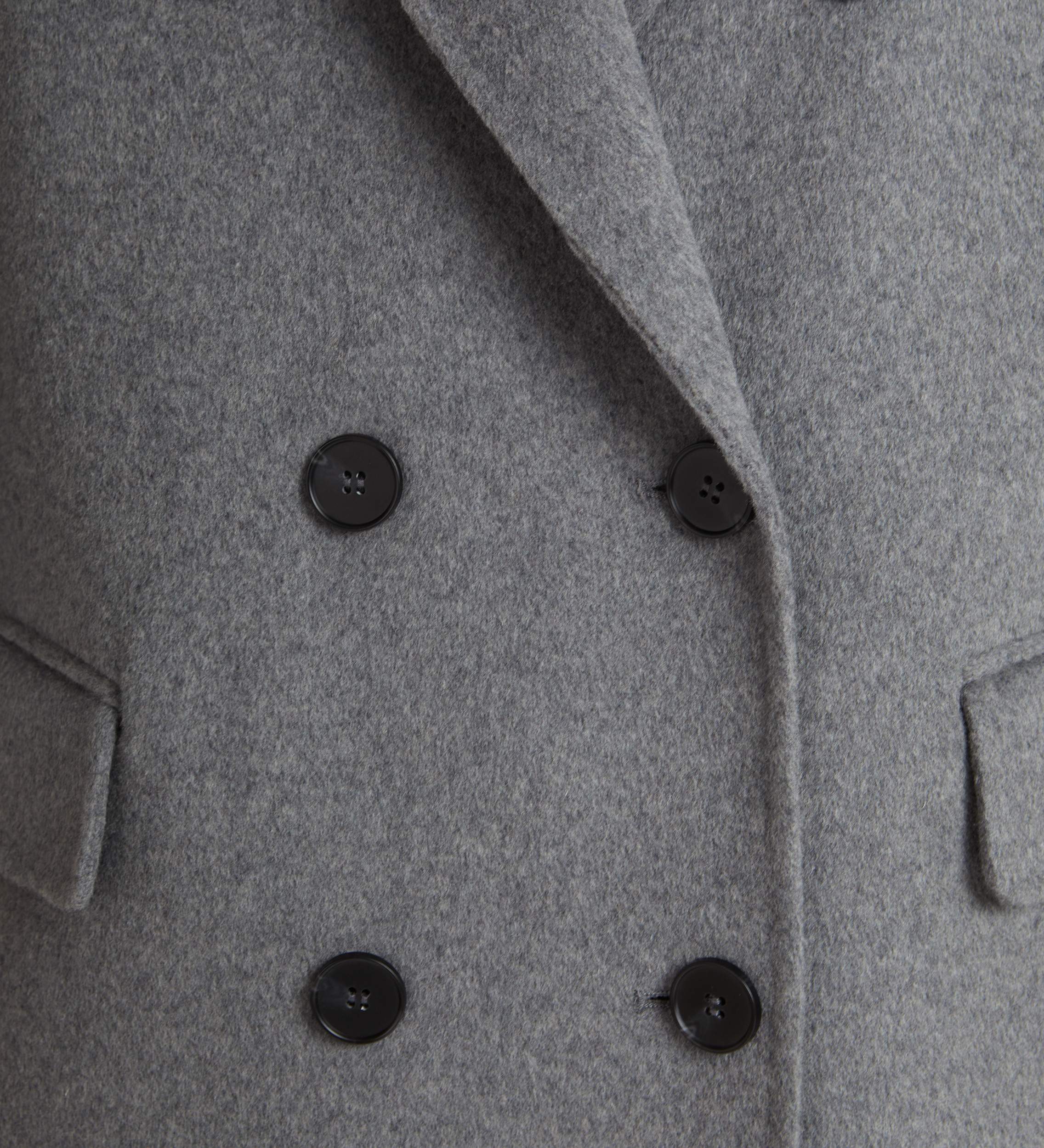 Manteau long à double boutonnage