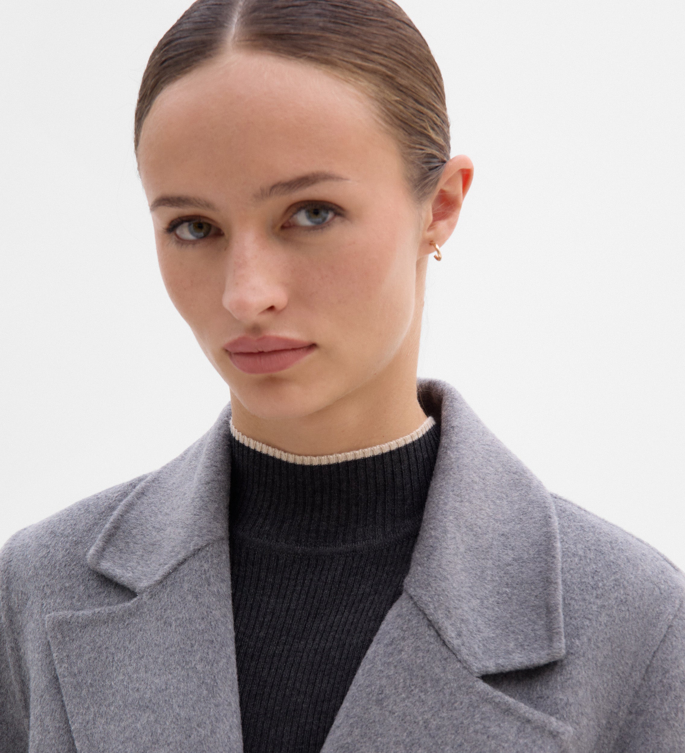 Abrigo largo cruzado