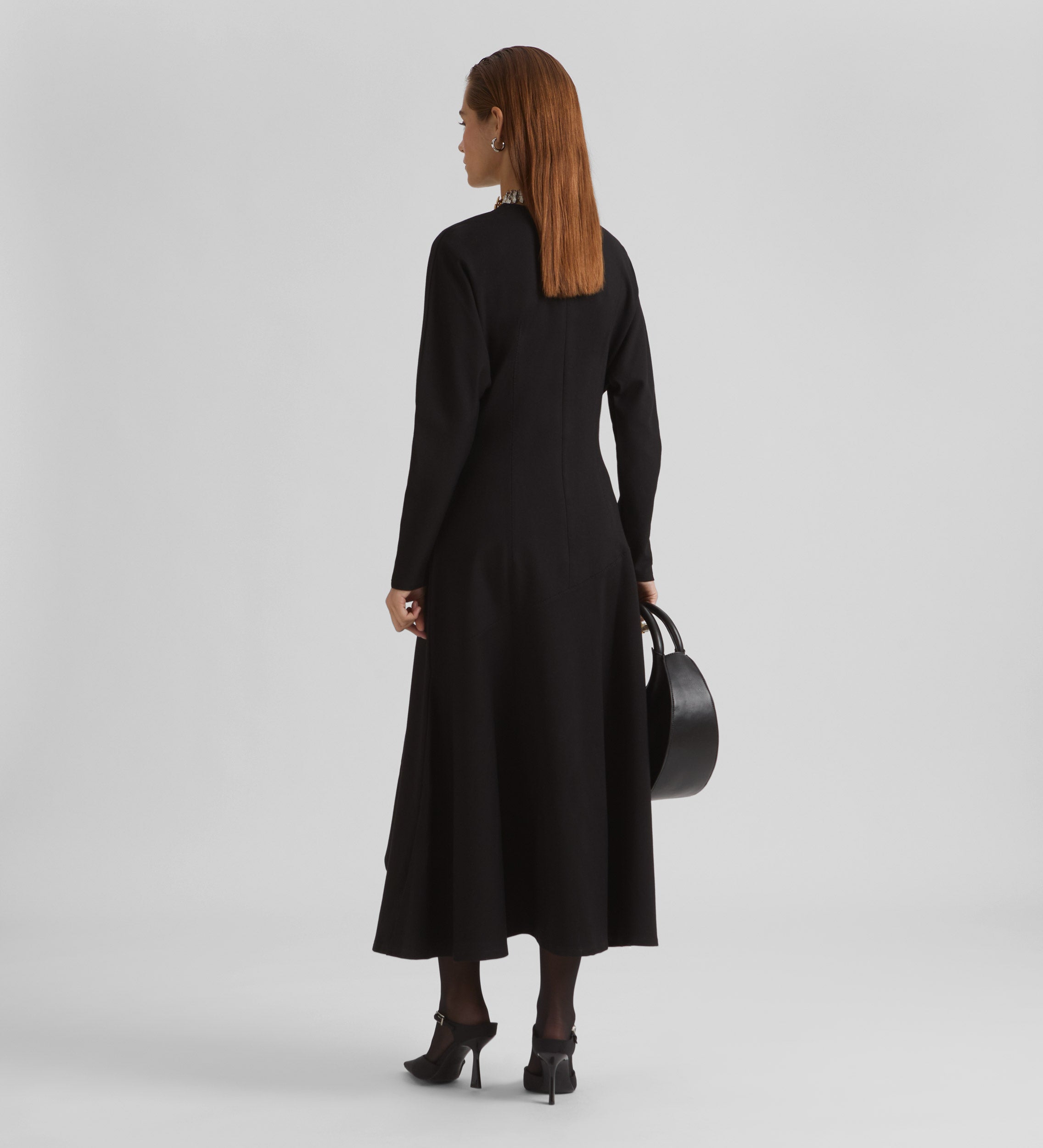 Robe midi asymétrique