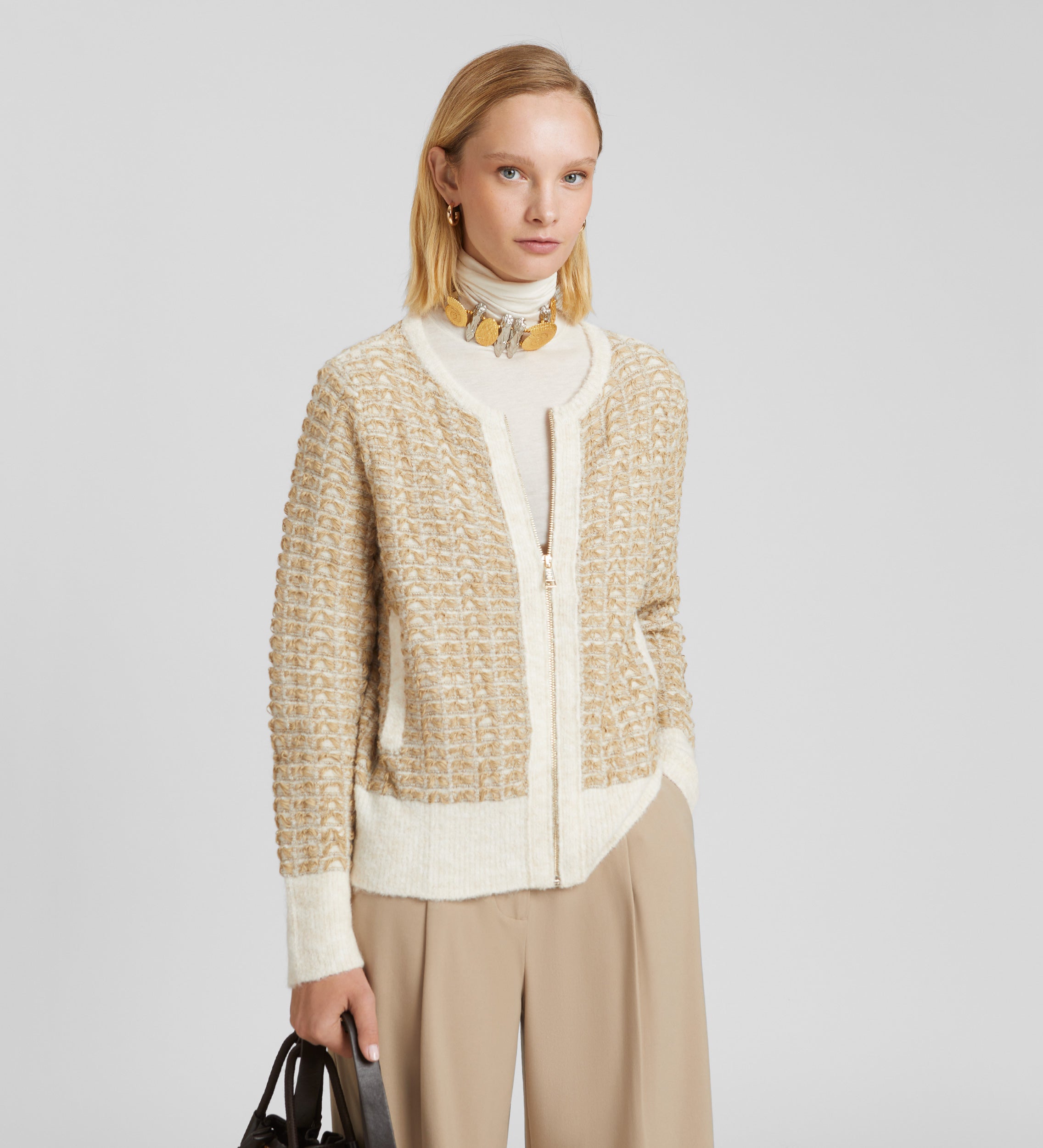 Cardigan court fantaisie