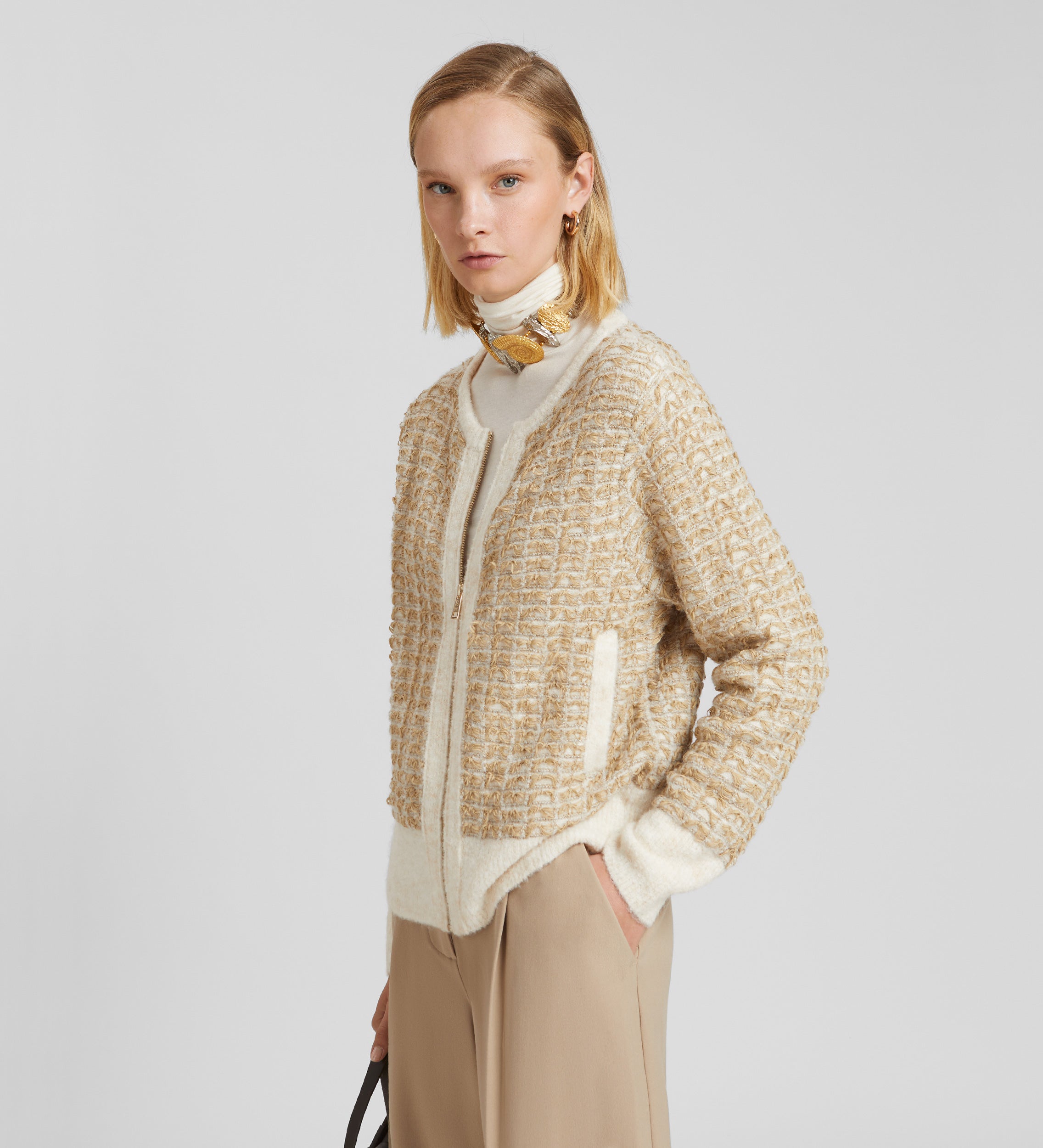 Cardigan court fantaisie