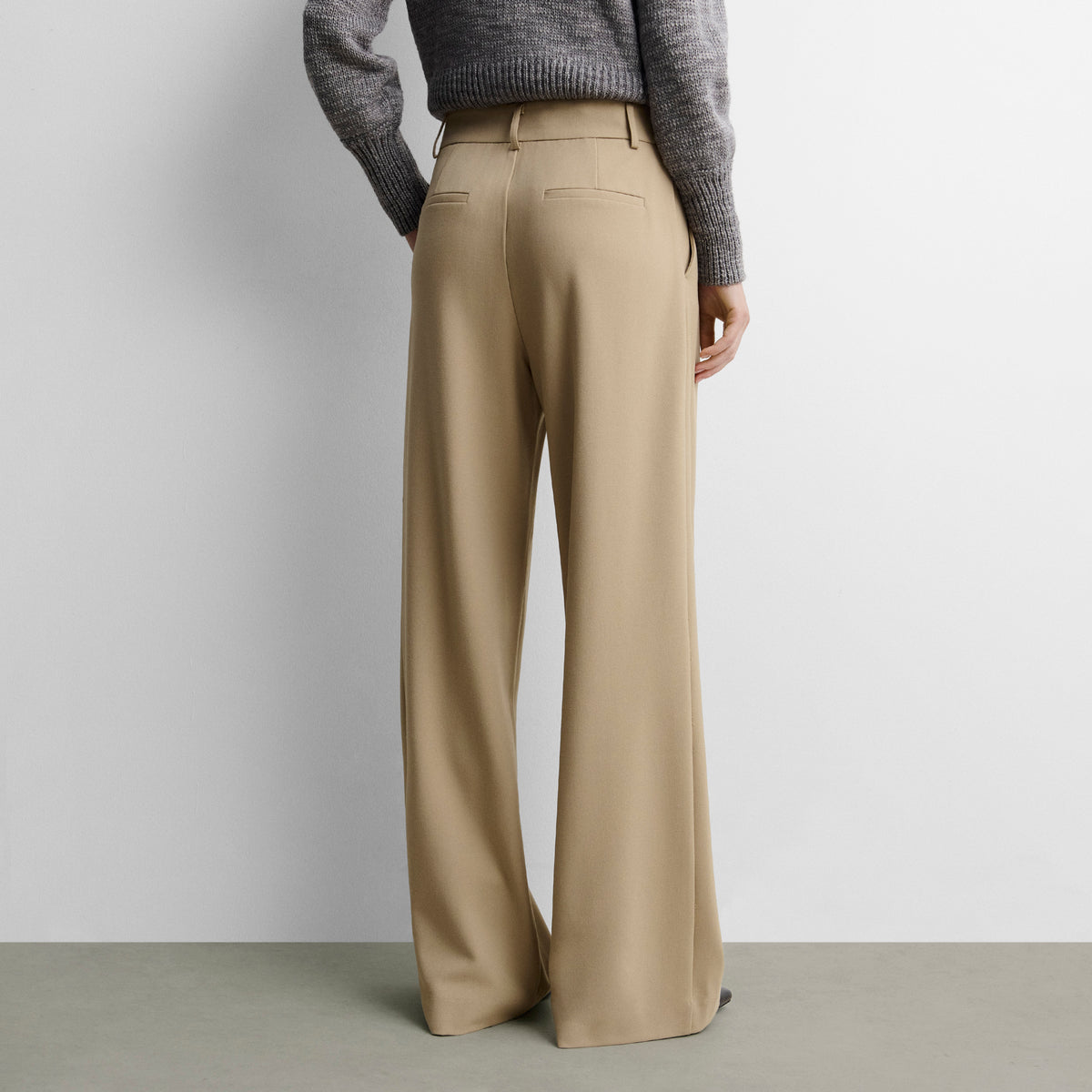 Pantalon large à pinces
