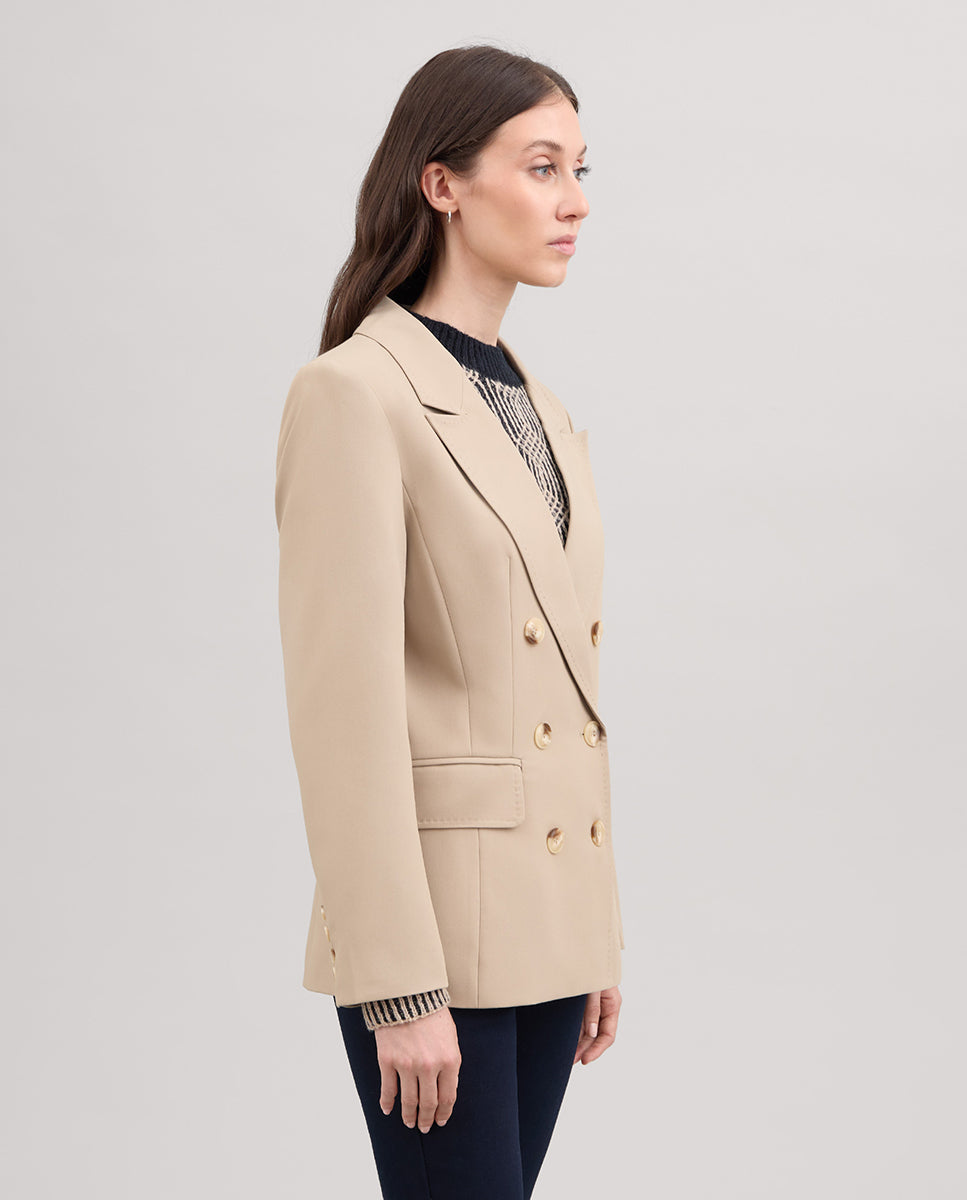 Double-breasted double-breasted blazer
