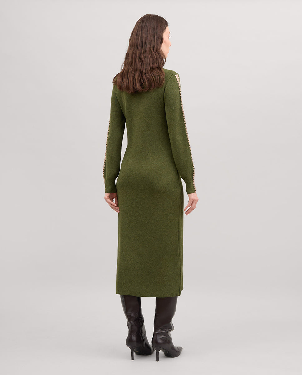 Vestido cuello alto