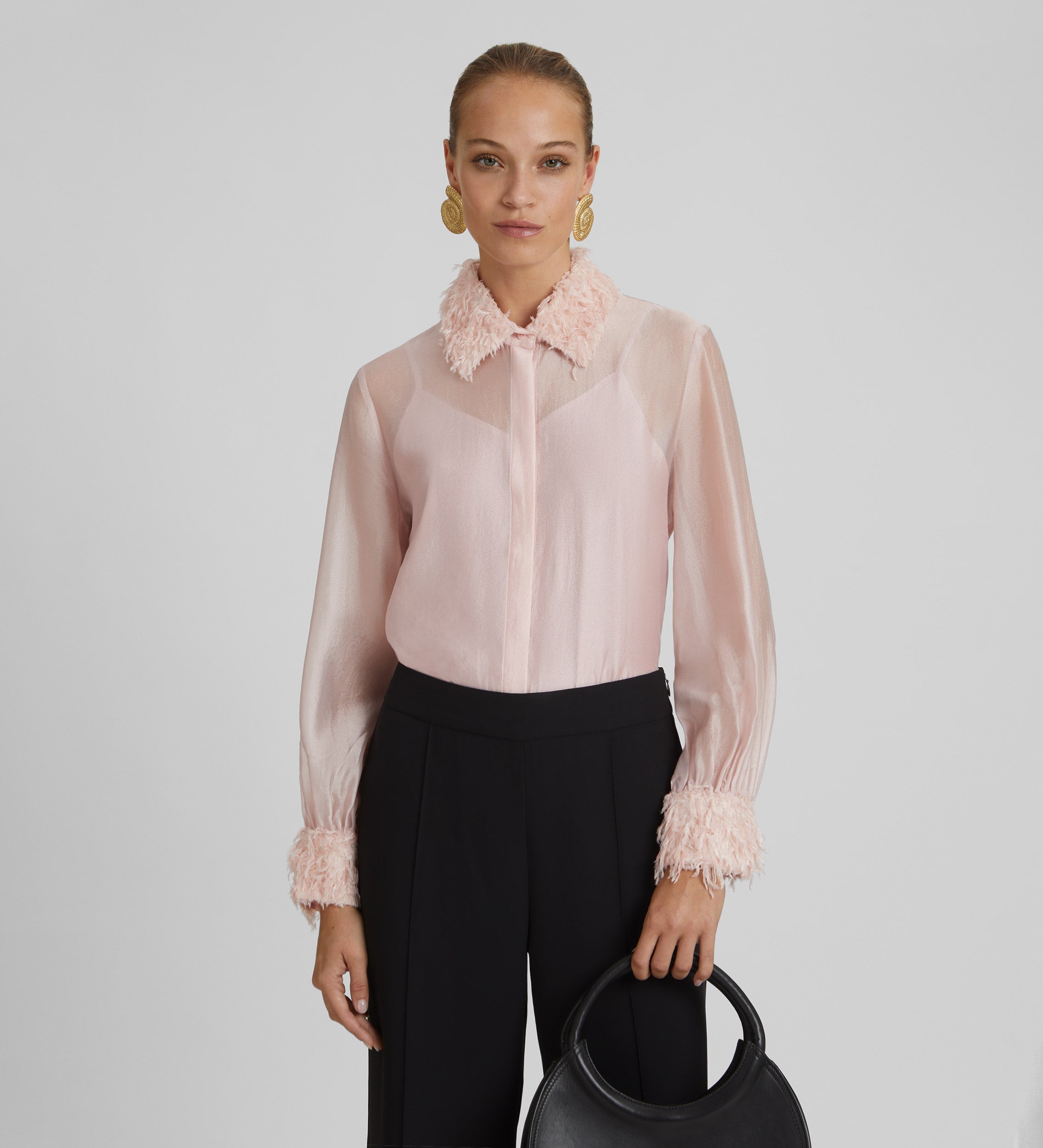 Fancy organza blouse