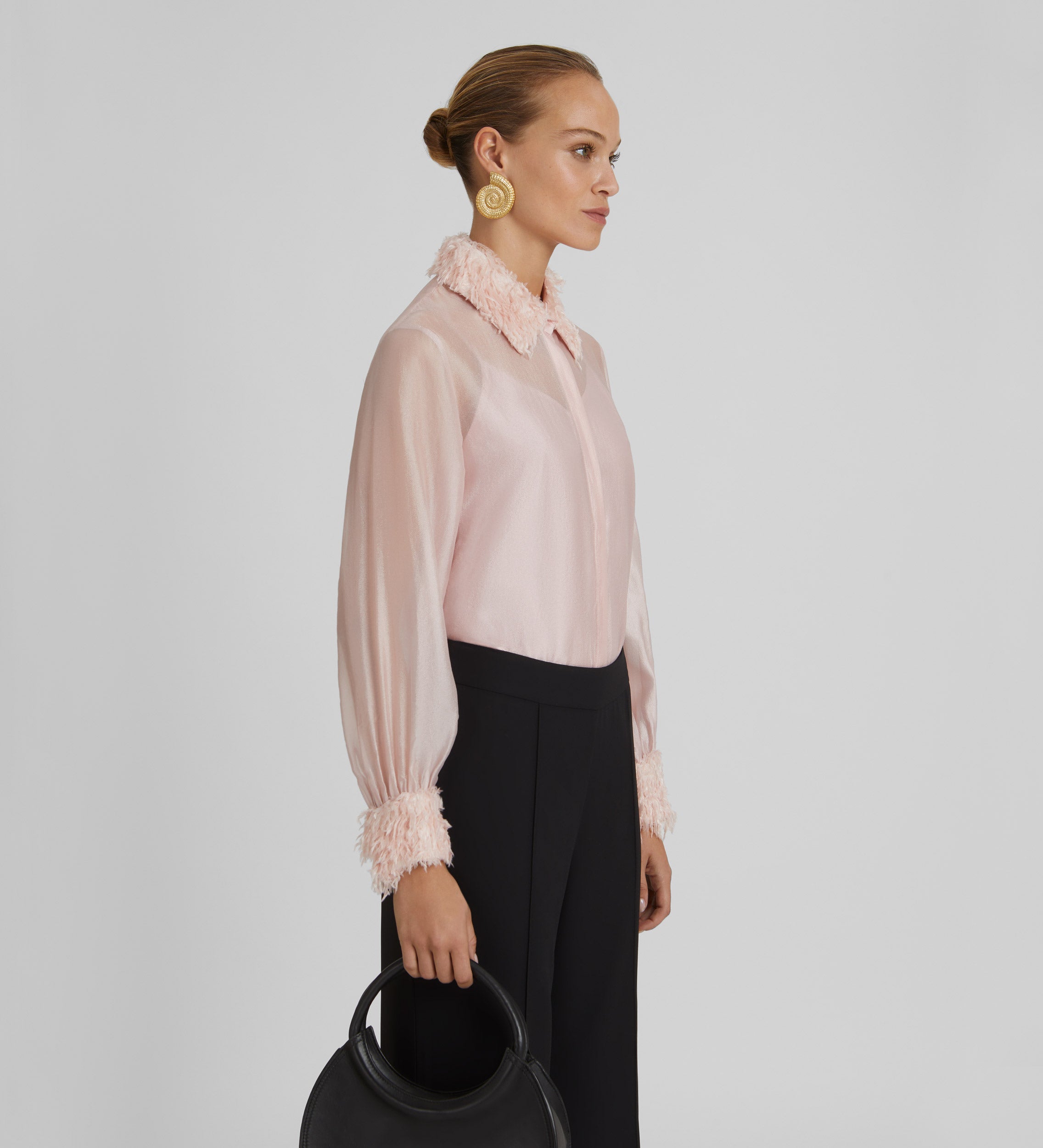 Fancy organza blouse