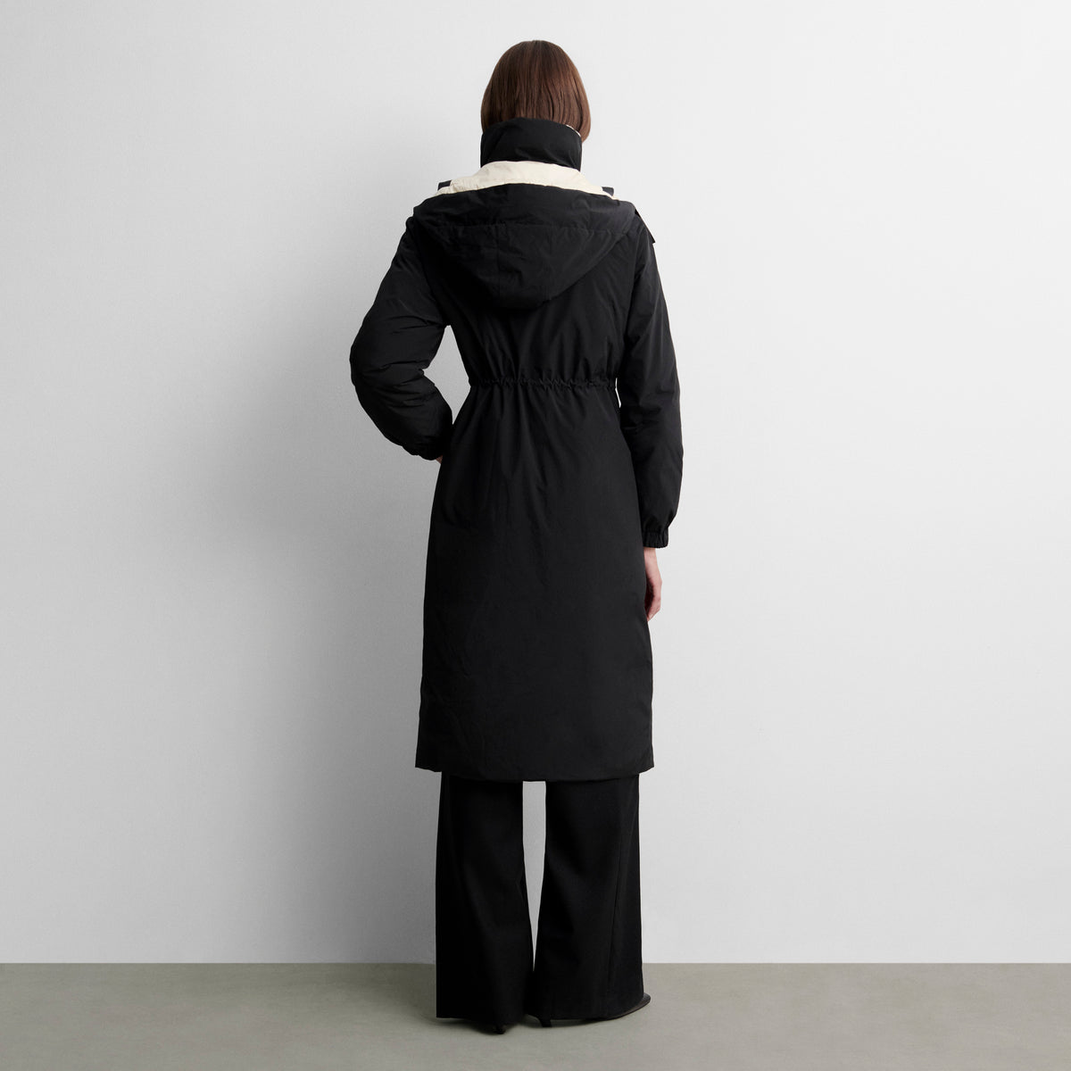 Parka longue réversible