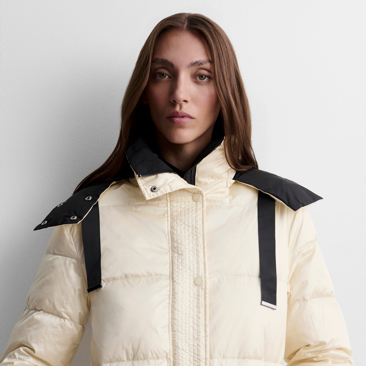 Parka longue réversible