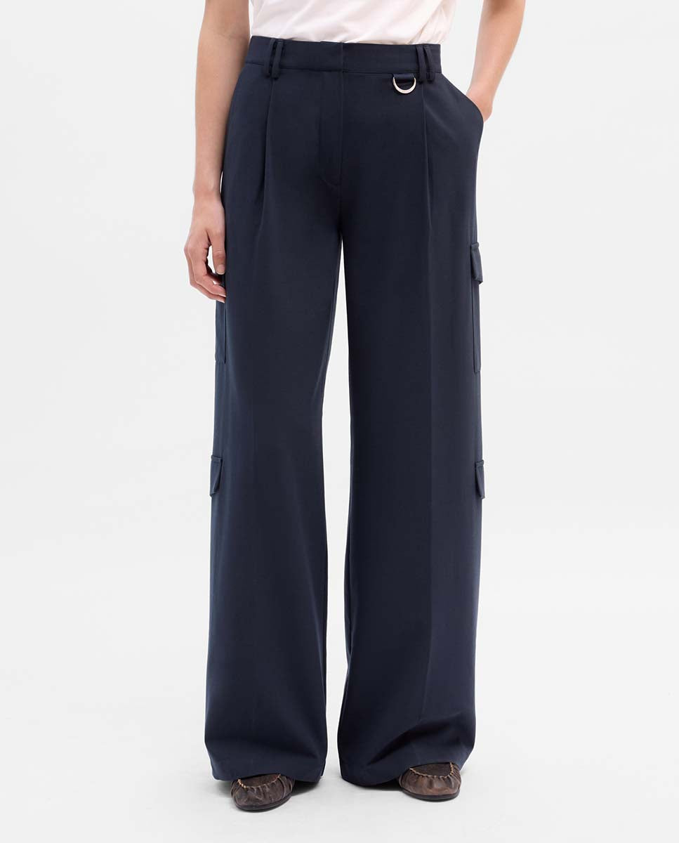 Pantalón pinzas cargo