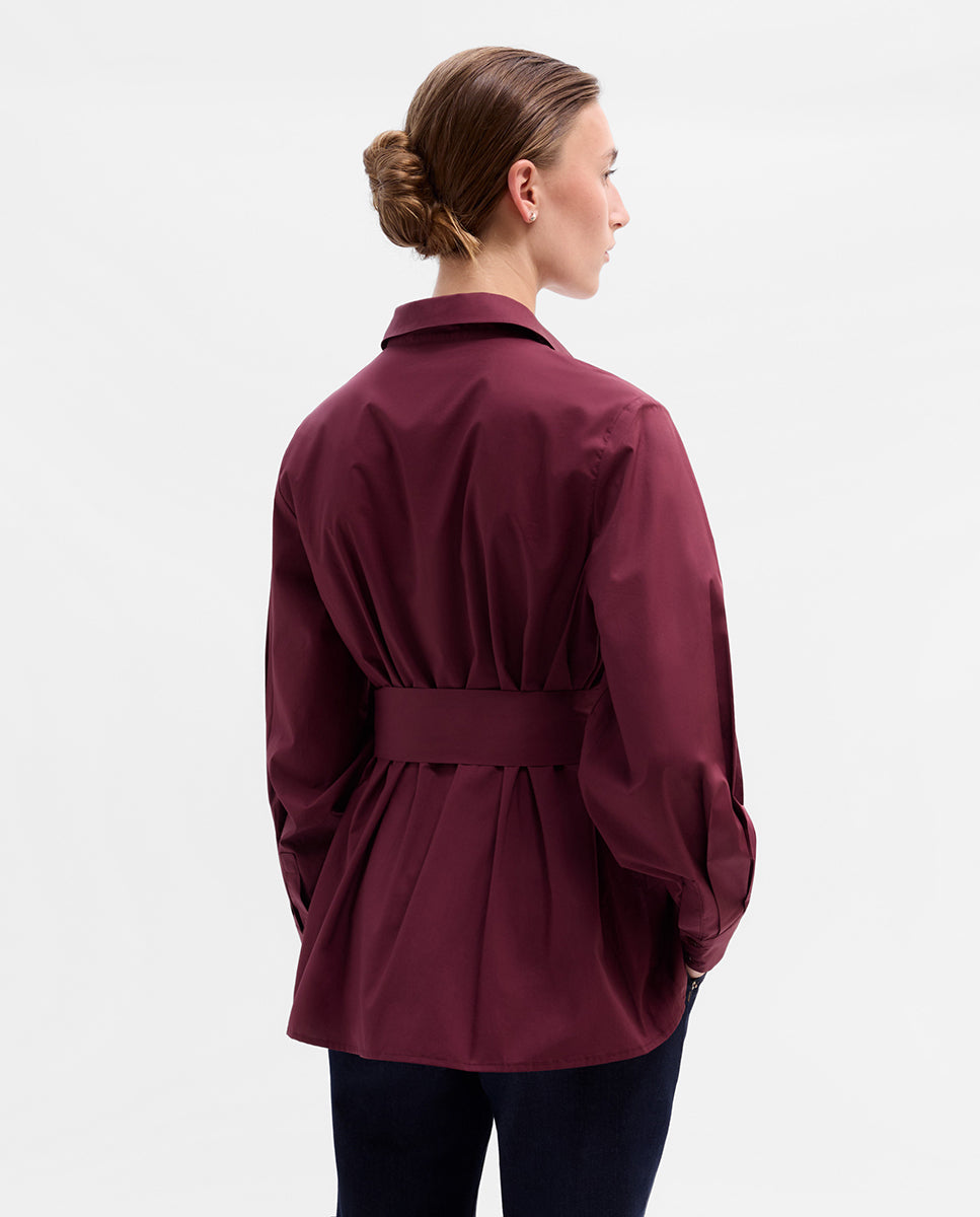 Shirt with belt