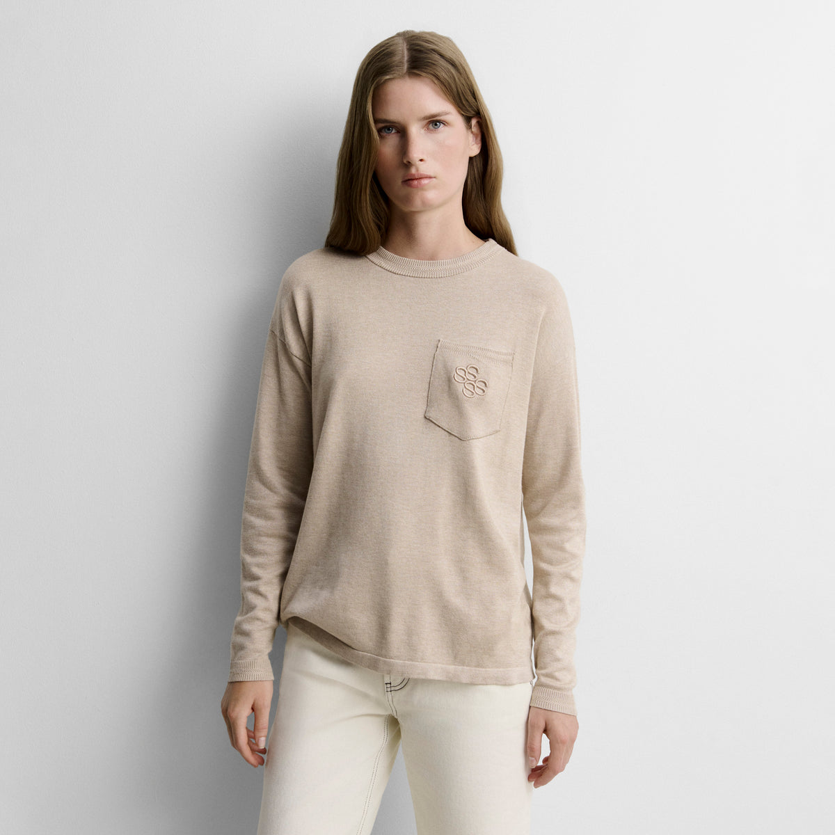 Pocket knit sweater