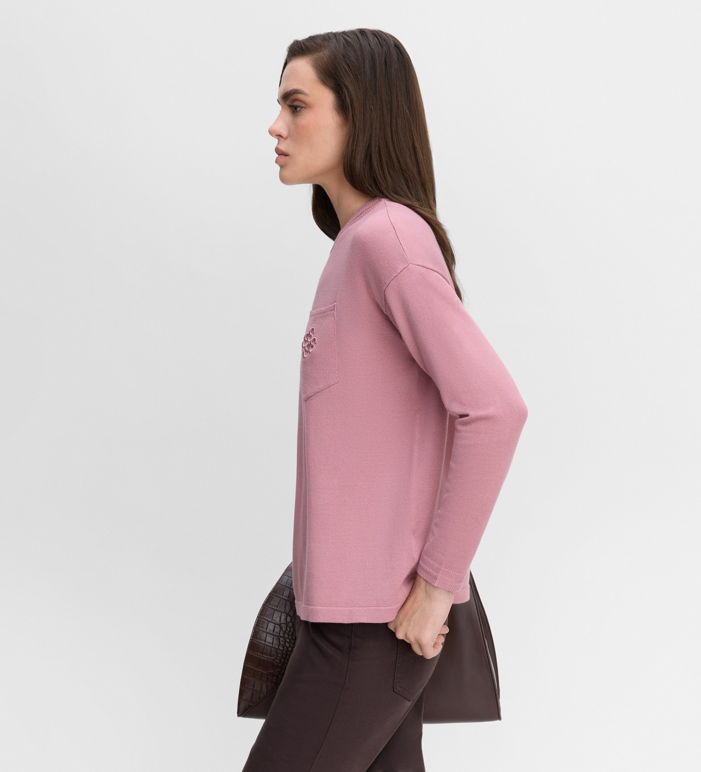 Pocket knit sweater