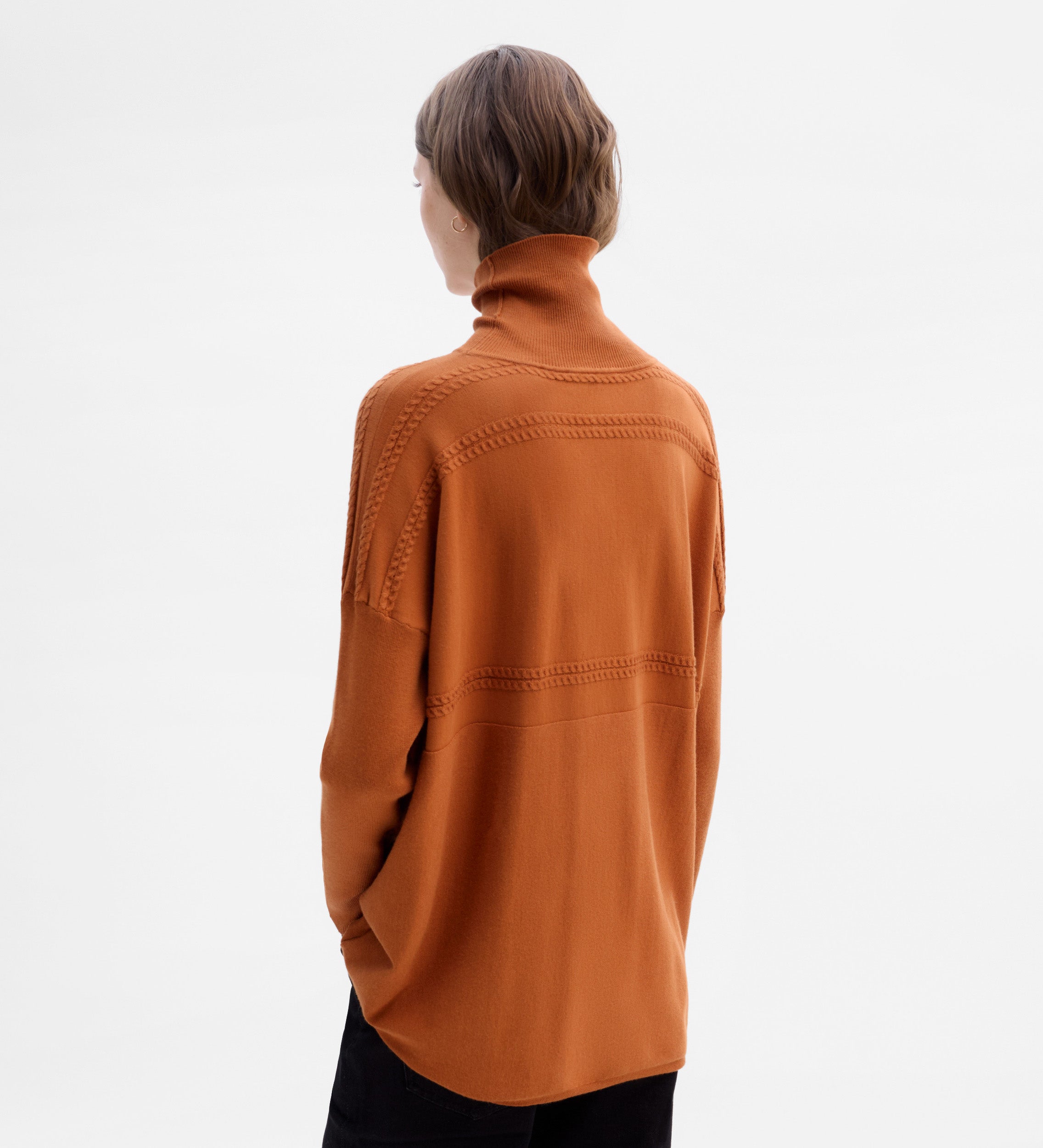 Oversized knit sweater