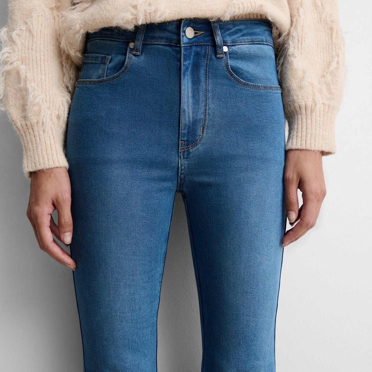 Flared jeans
