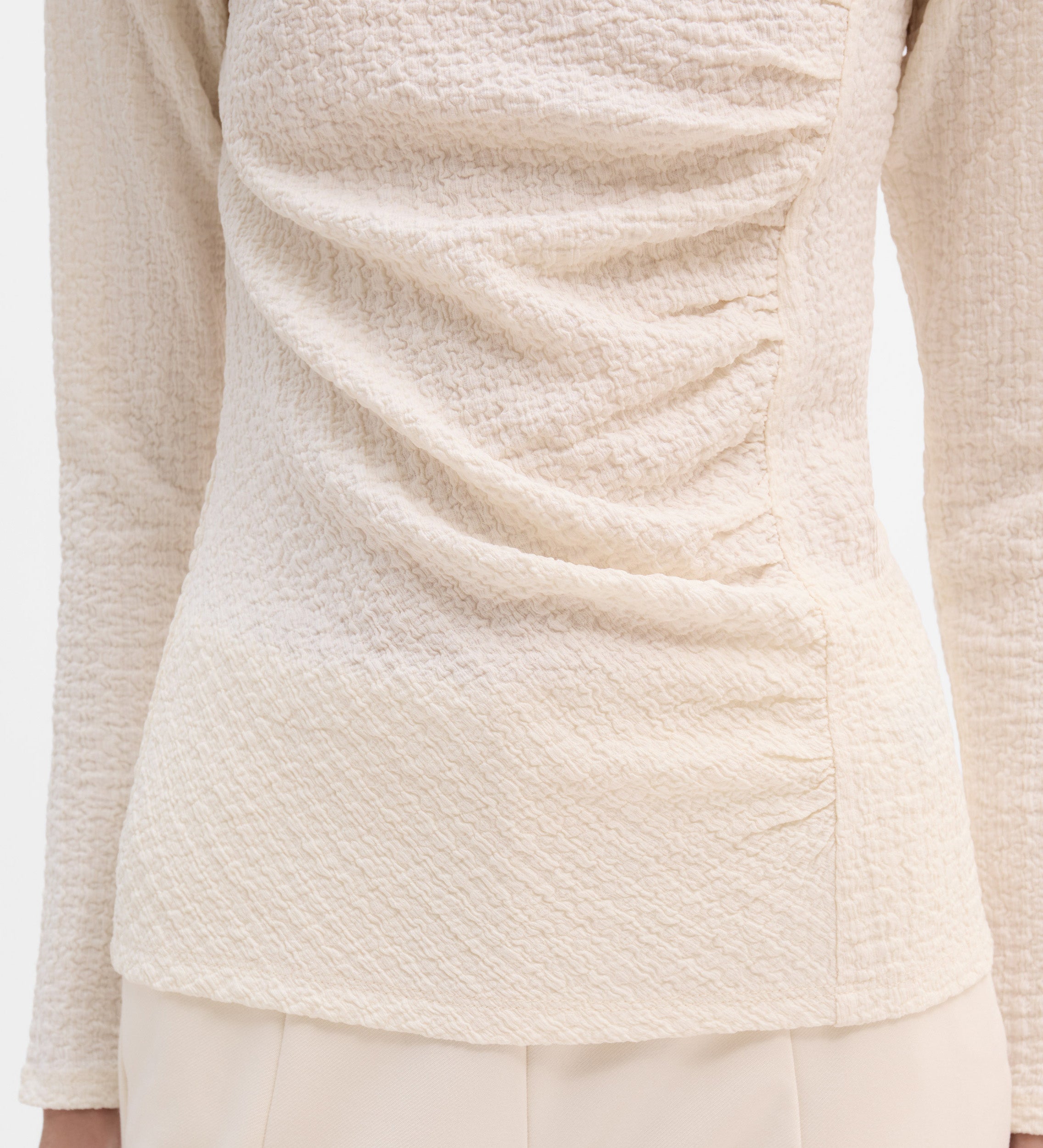 Top textura drapeado