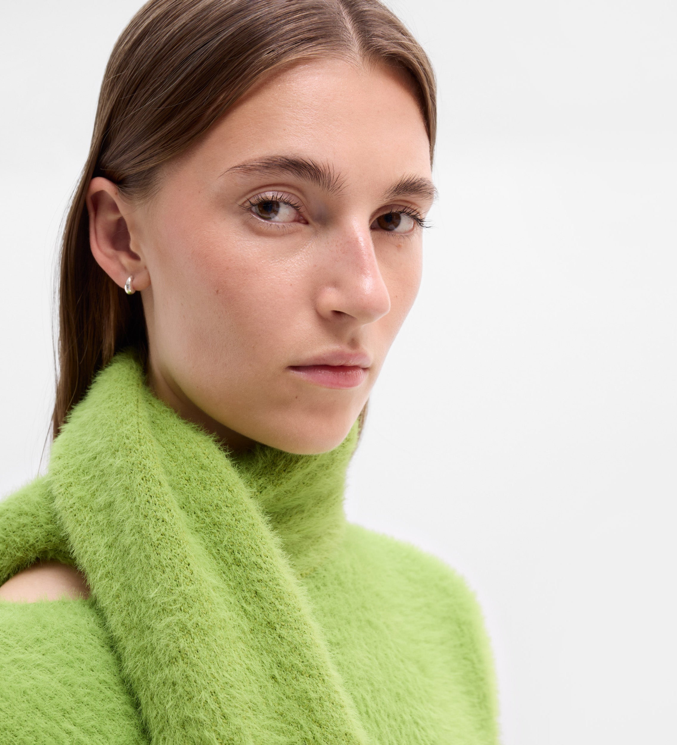 Jersey bufanda efecto pelo