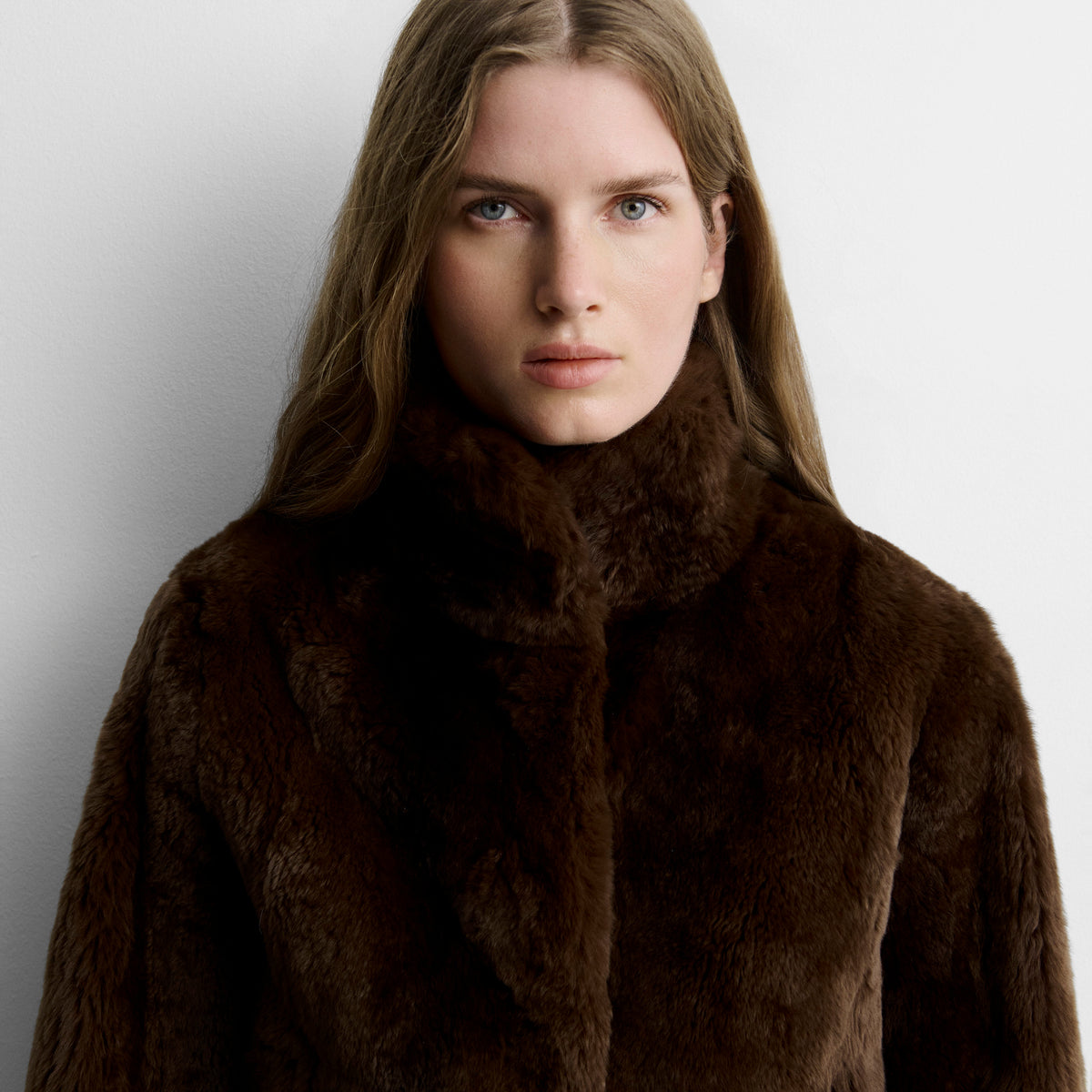 Veste courte en fourrure