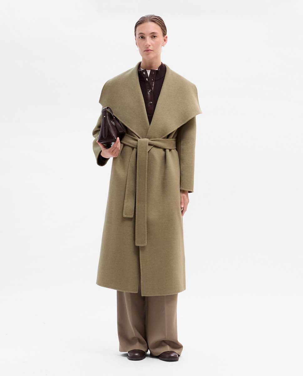 Long double-sided coat