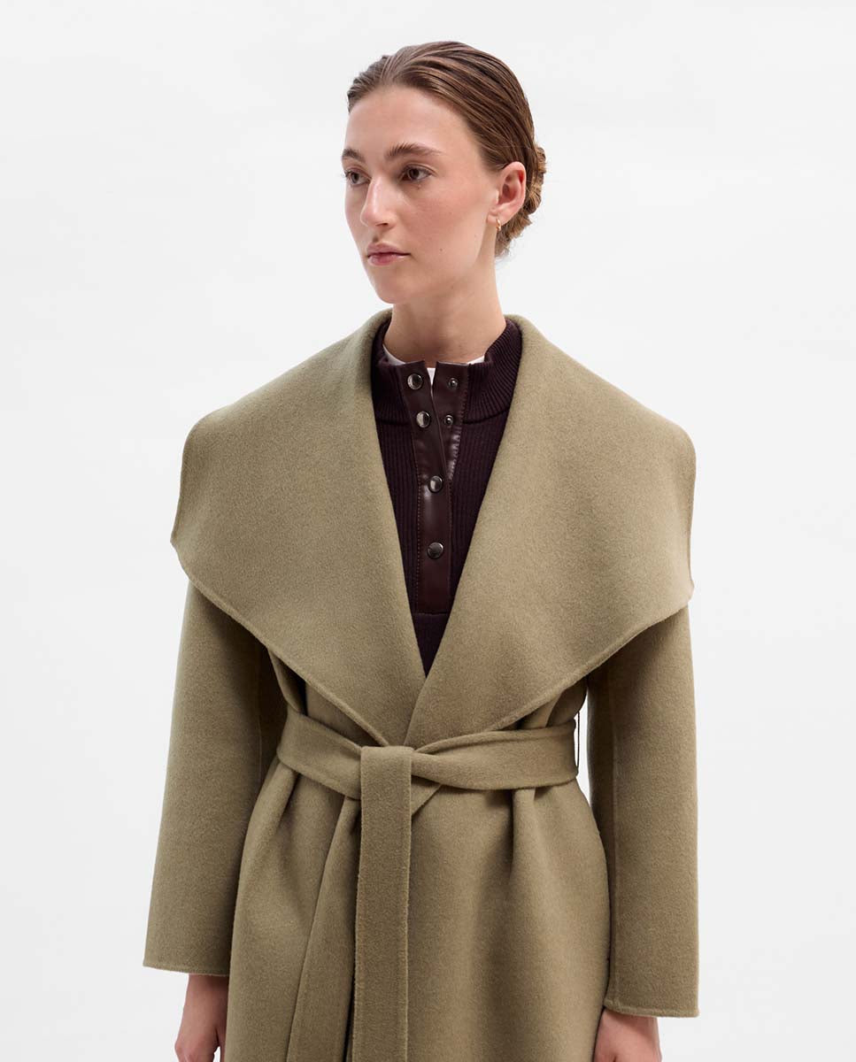 Long double-sided coat