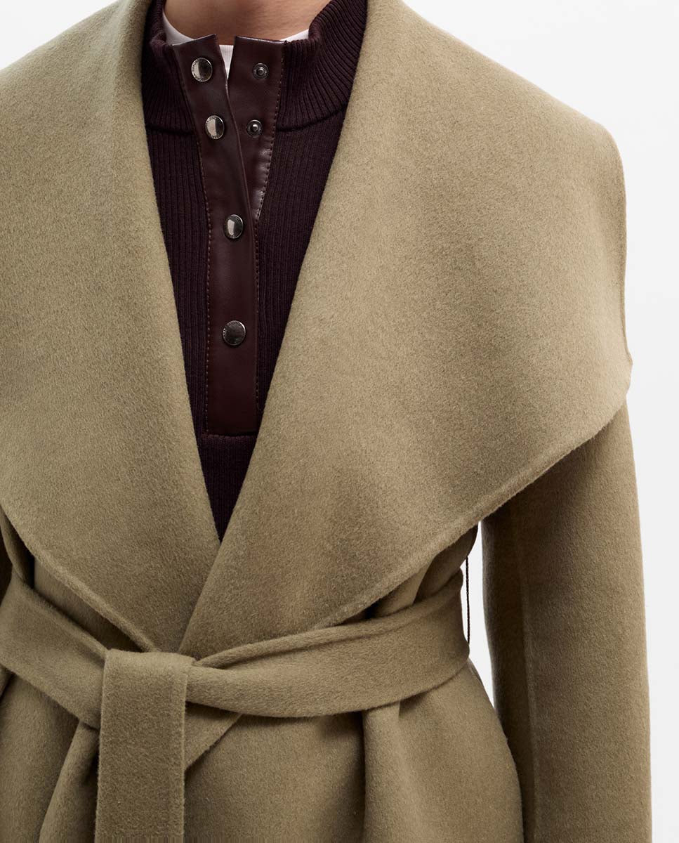 Long double-sided coat