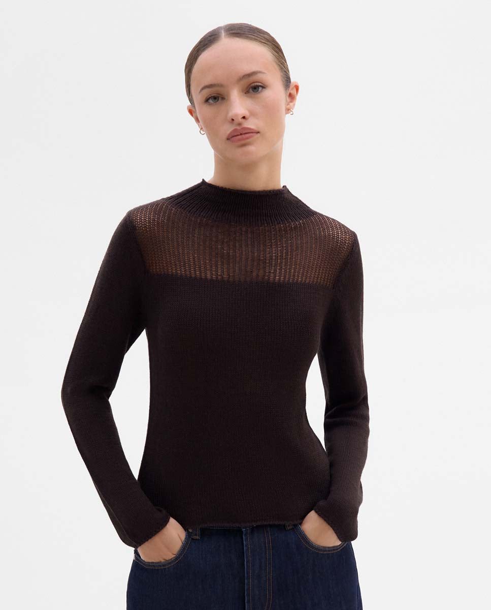 Pull détail non cousu