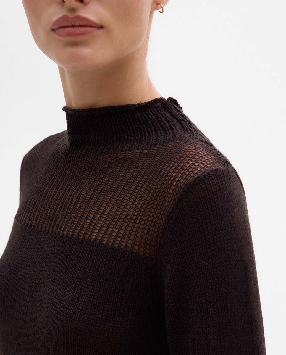 Pull détail non cousu