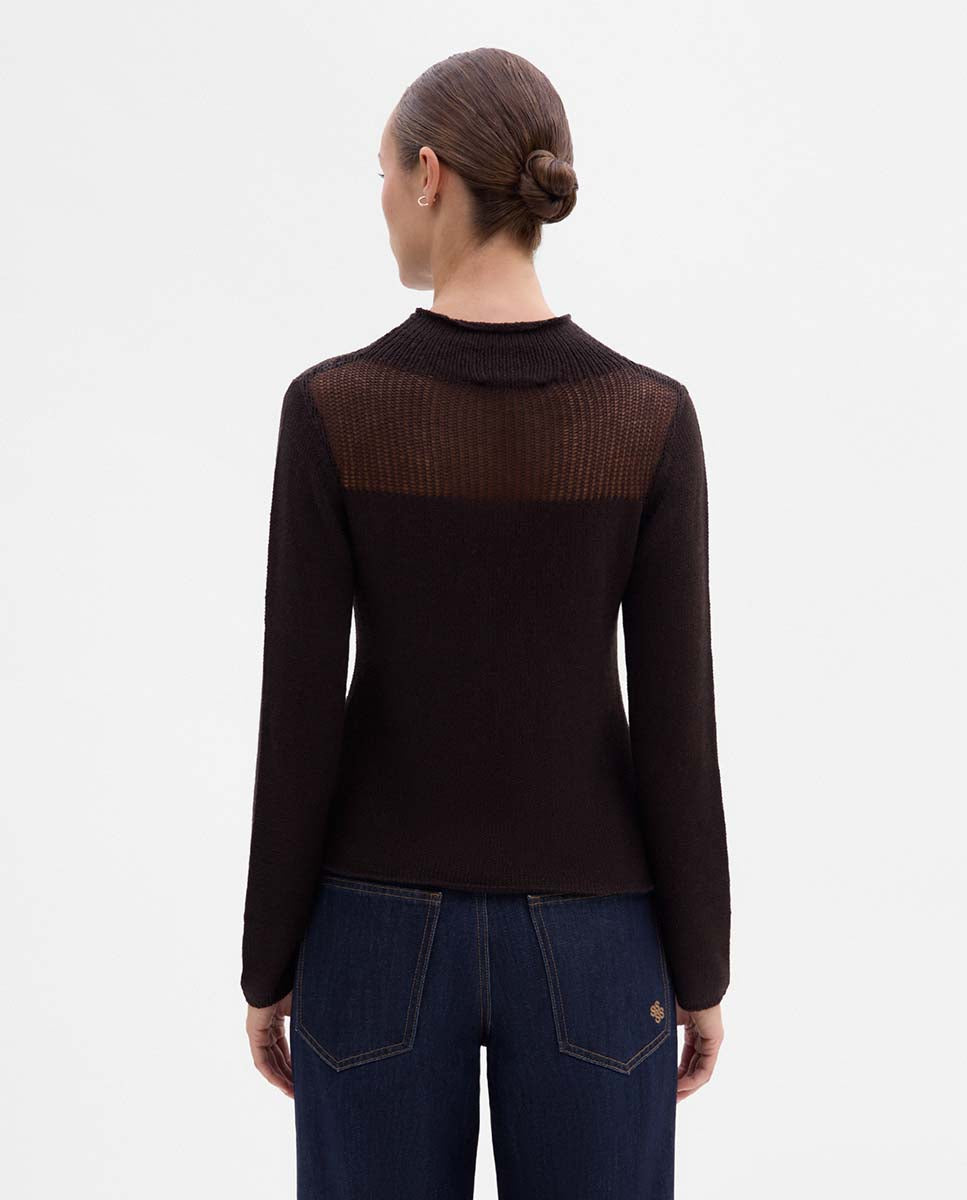 Pull détail non cousu