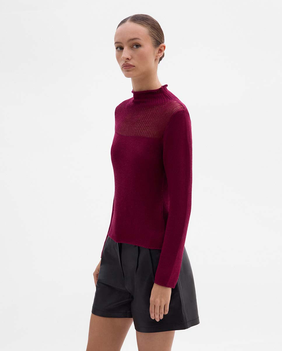 Pull détail non cousu