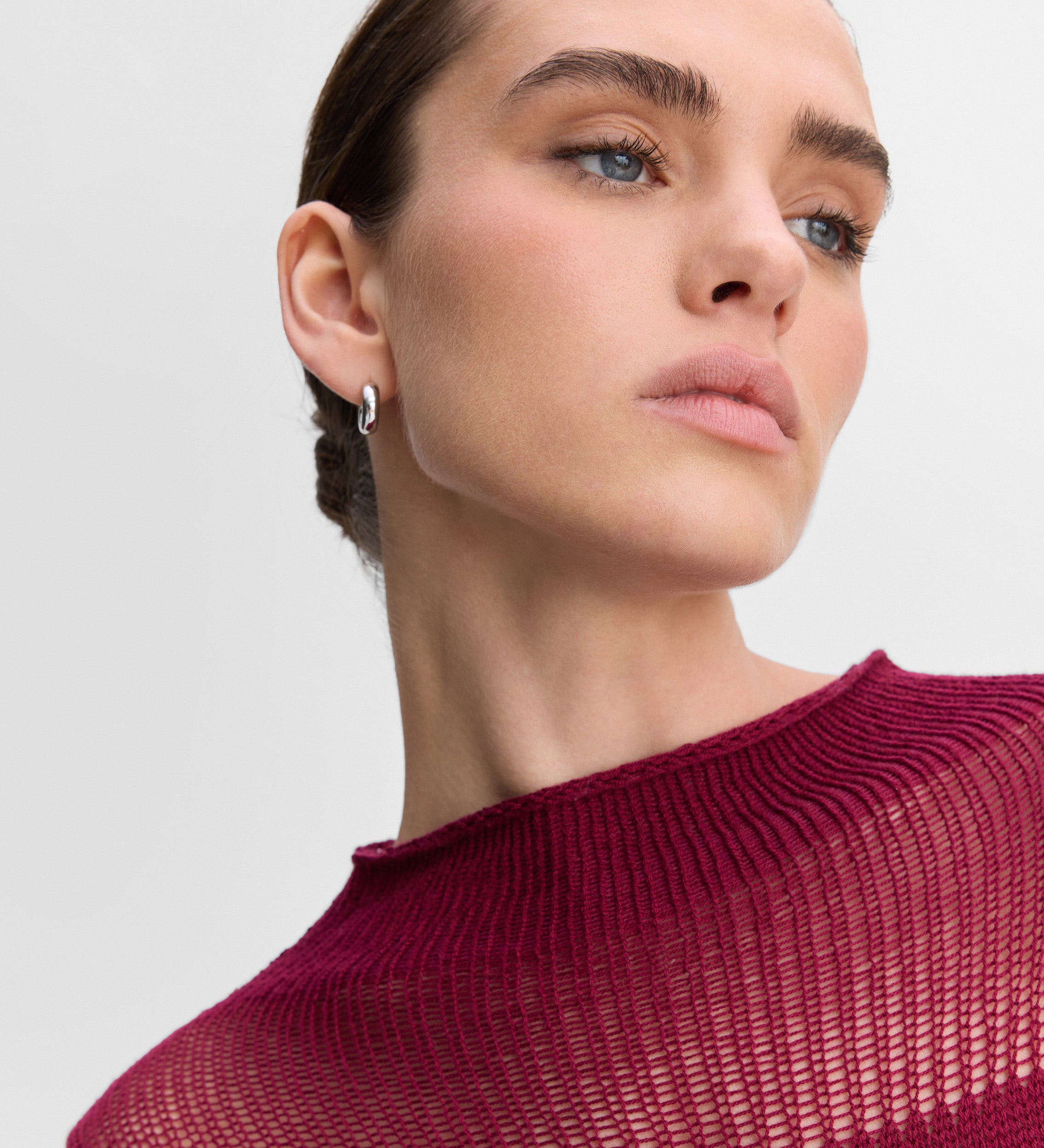 Sweater unstitched detail