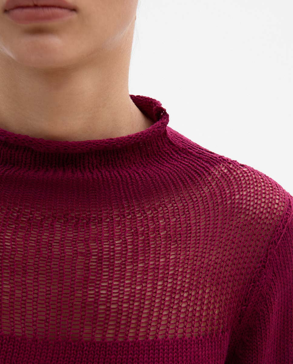 Pull détail non cousu