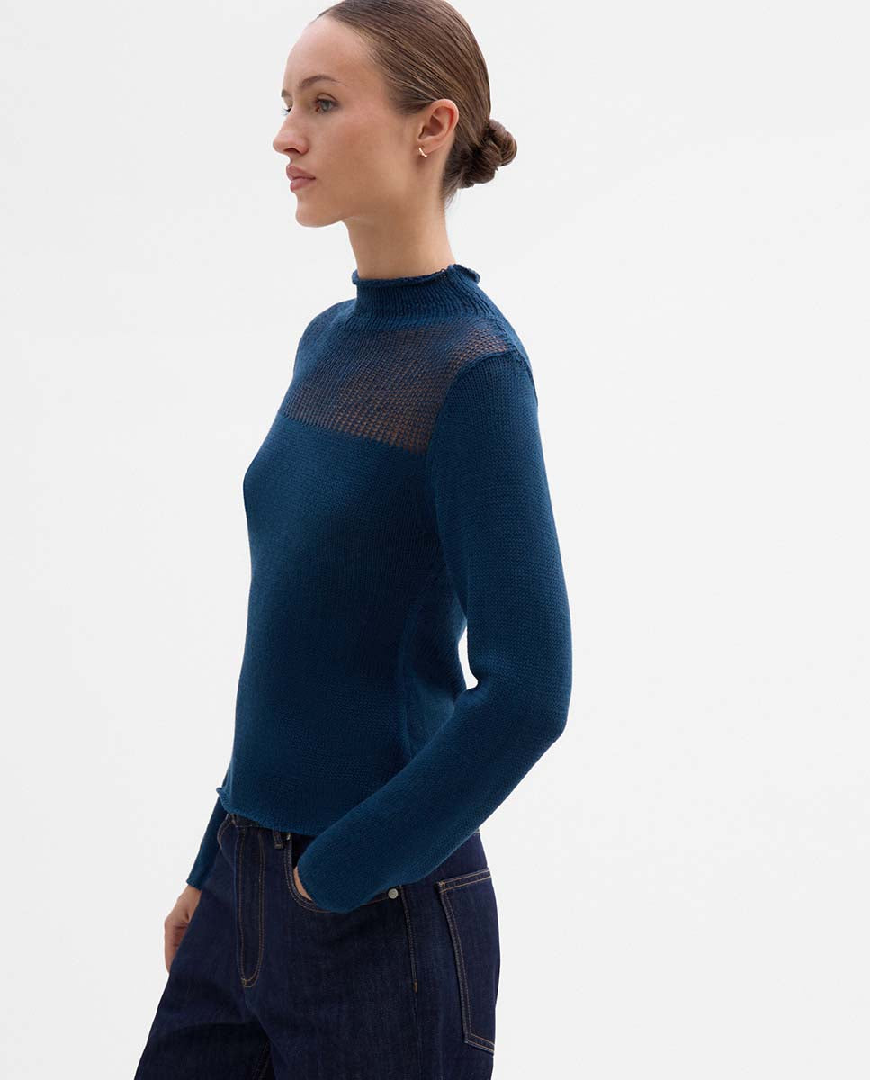 Pull détail non cousu