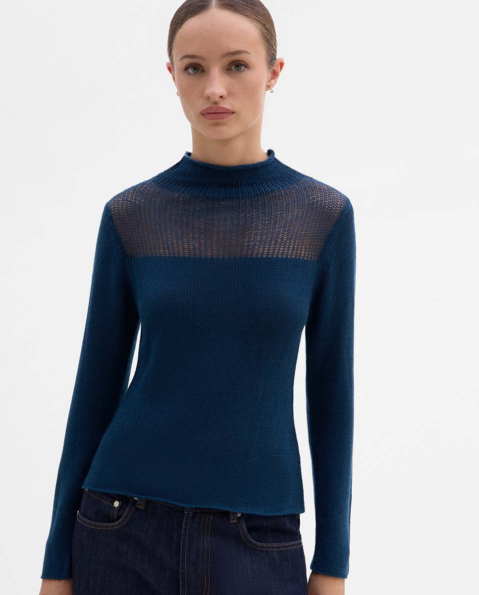 Pull détail non cousu