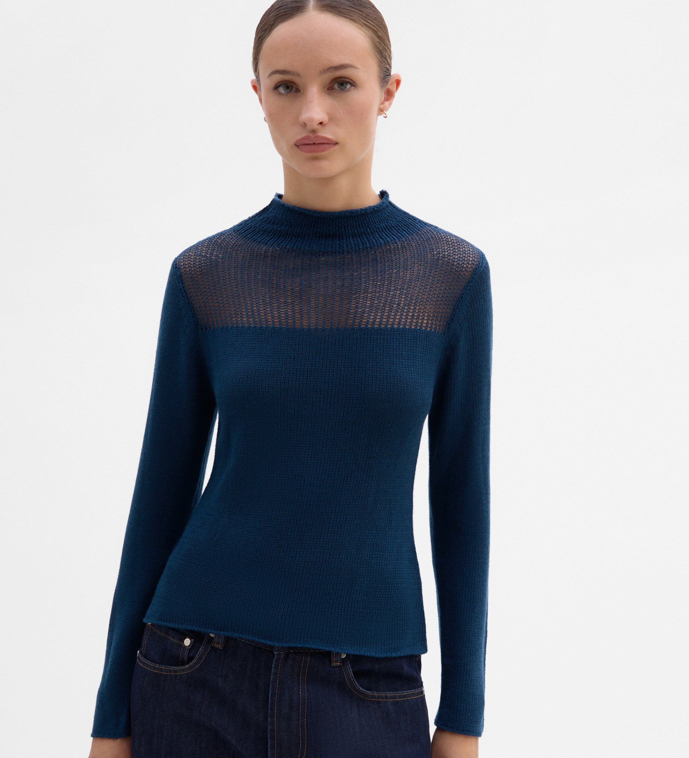 Pull détail non cousu